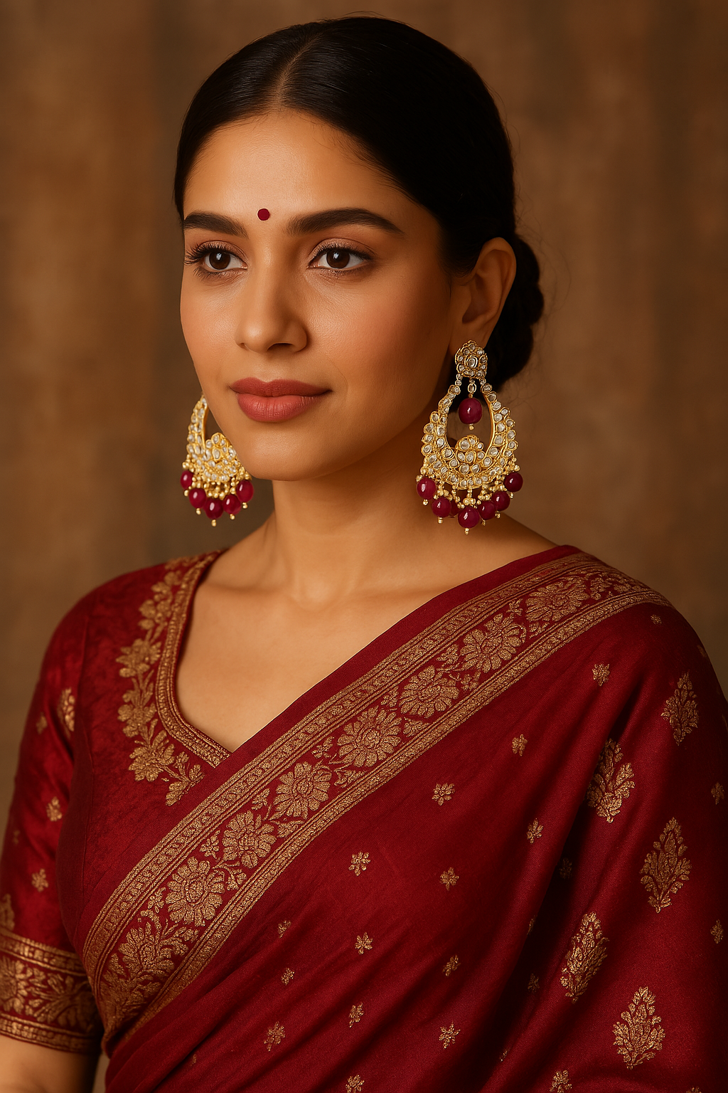 Peacock-Shaped Ethnic Dangler Meenakari Earrings