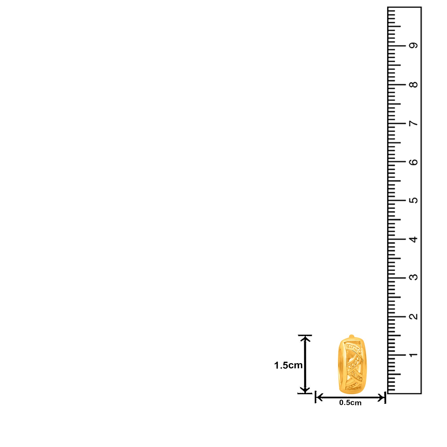 Classic Hoop Bali Single Earring