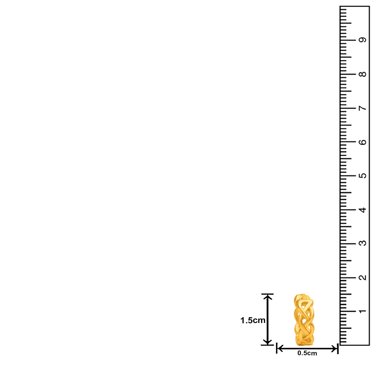 Classic Hoop Bali Single Earring