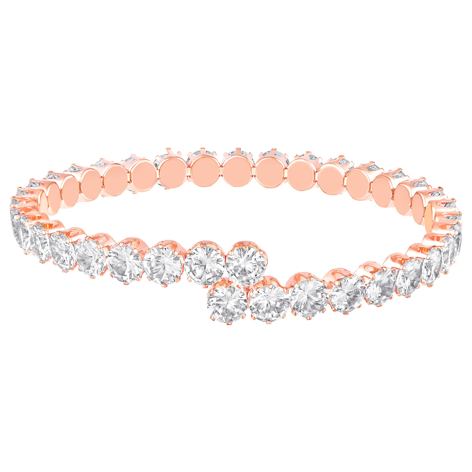 Elegant Cubic Zirconia Adjustable Bajuband