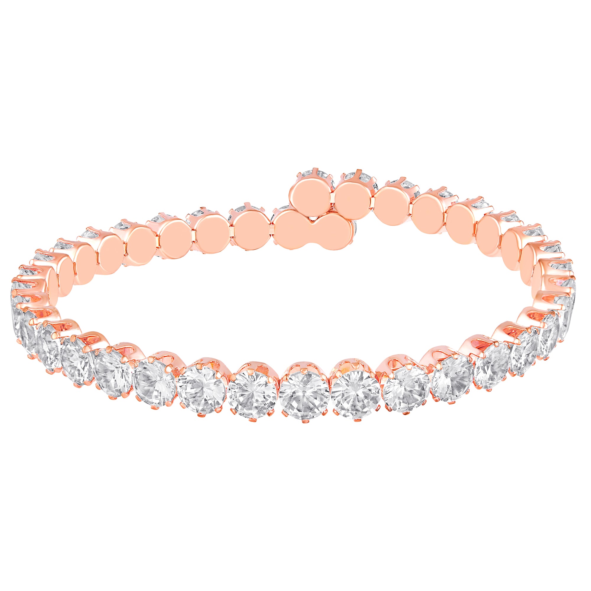 Elegant Cubic Zirconia Adjustable Bajuband