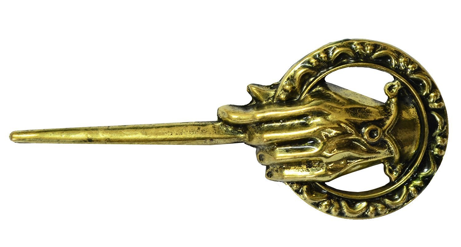 TV Series Inspired Hand Of The King Pin Brooch