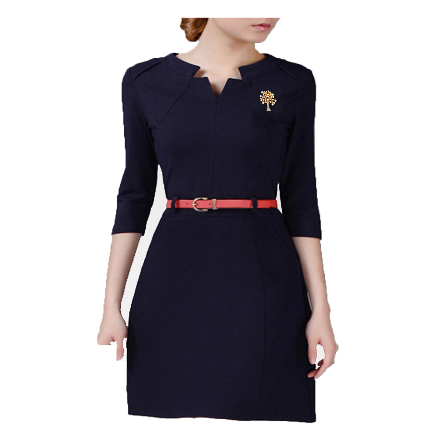 Unisex Decorative Tree Brooch Pin