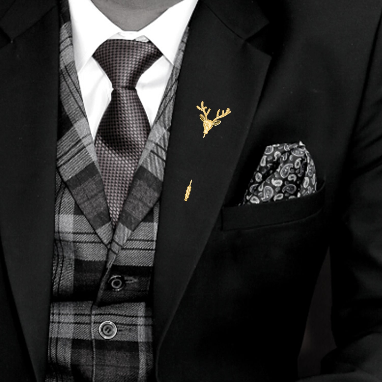 Deer Lapel Pin / Brooch Pin