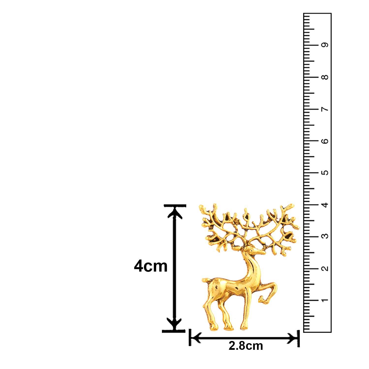 Deer Shirt Stud / Brooch Pin