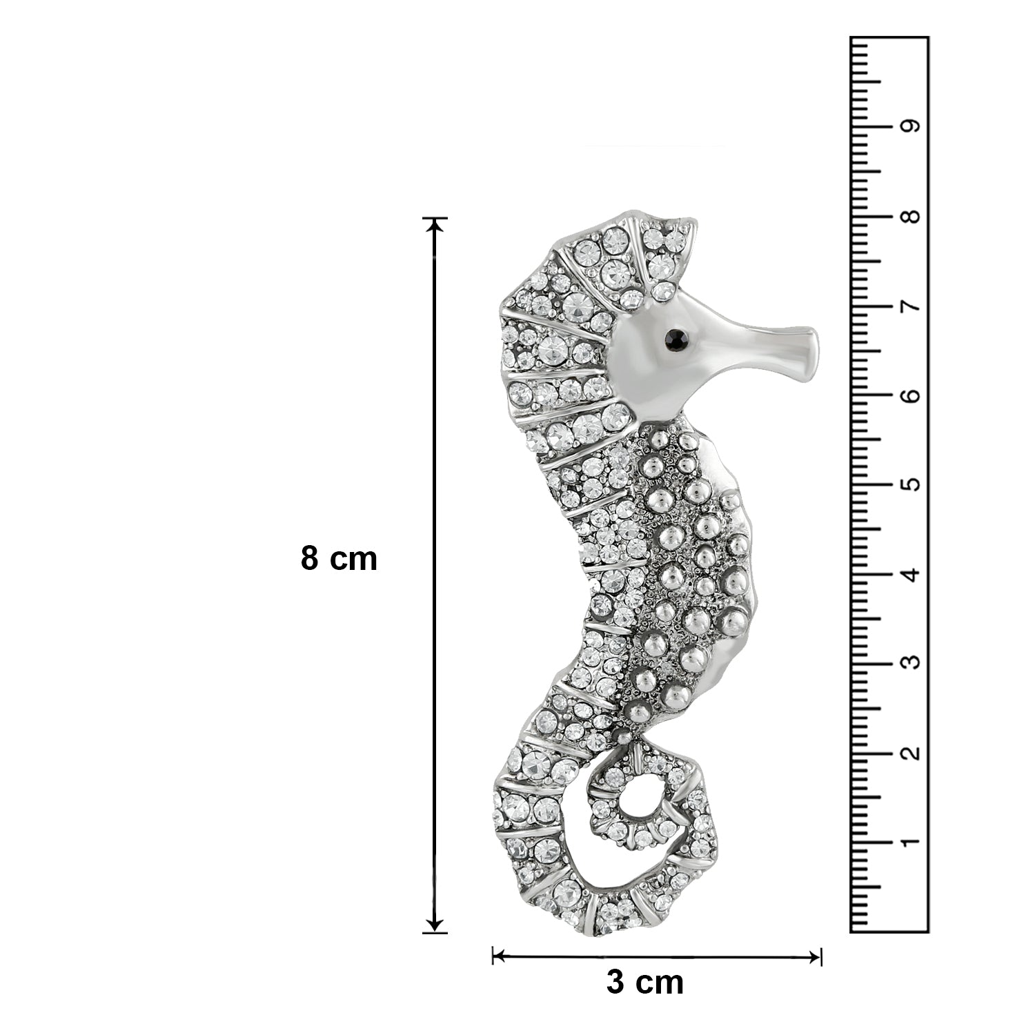 Sea Horse Brooch