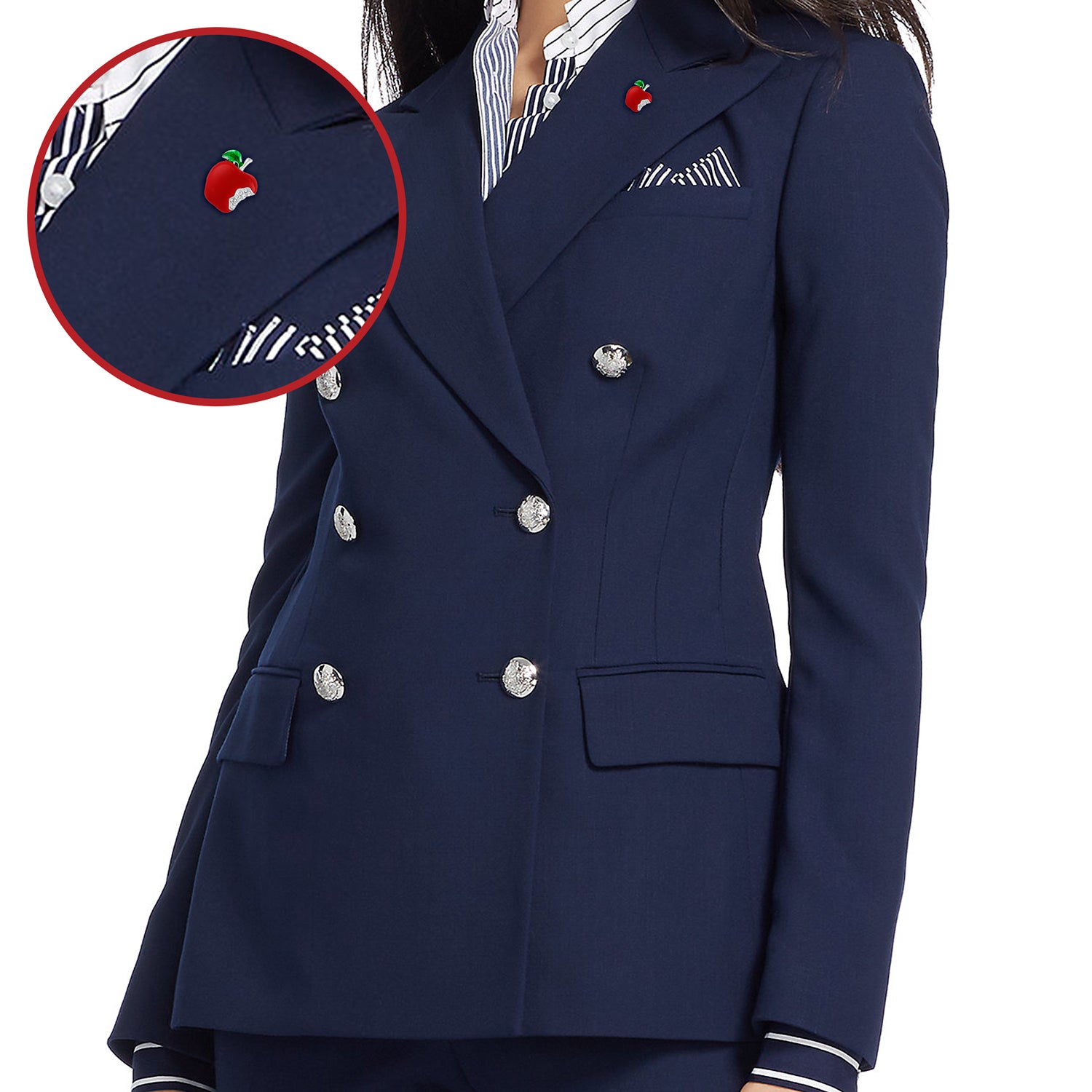 Lovely Apple Unisex Brooch Pin