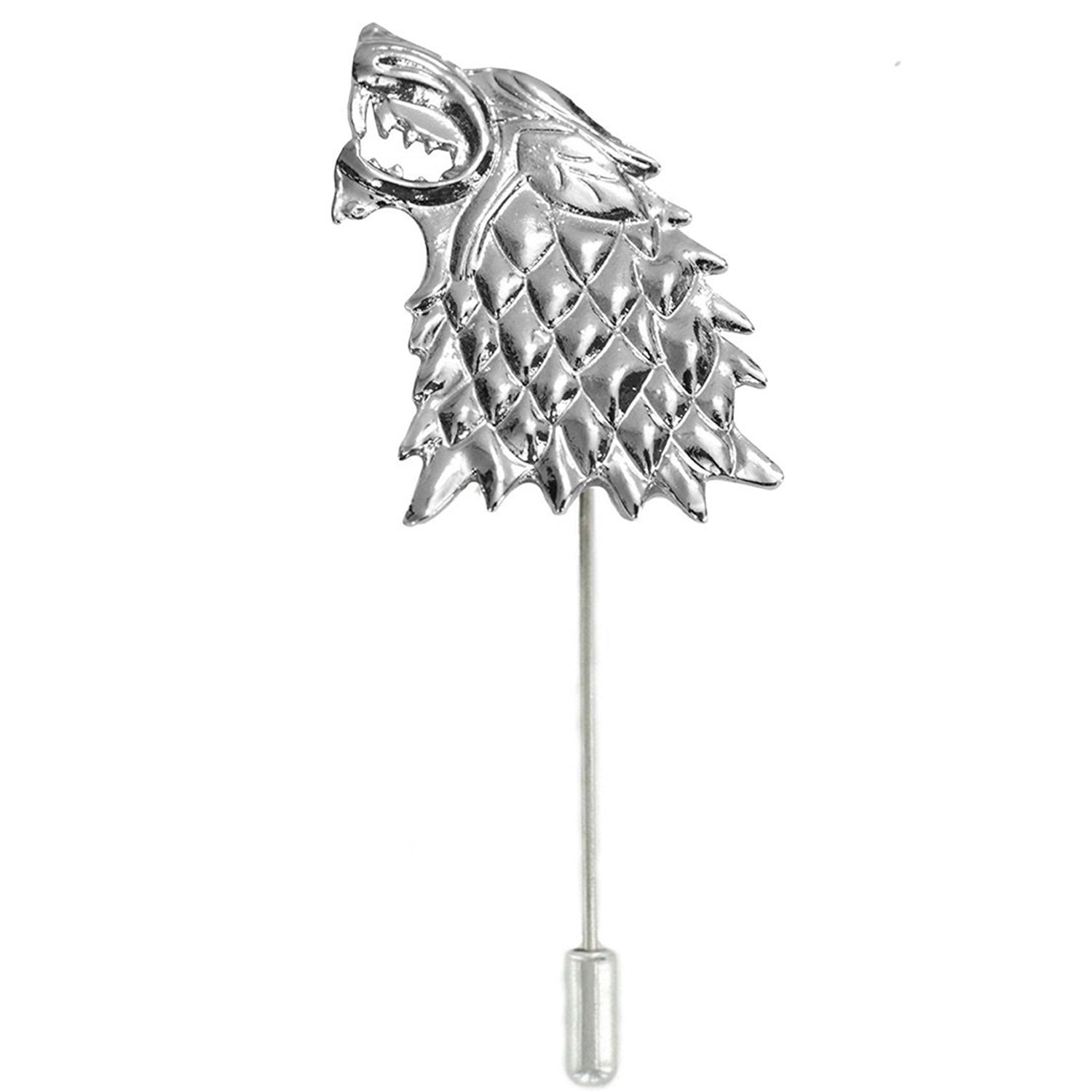 TV Series Inspired Stark Wolf Lapel Pin Brooch