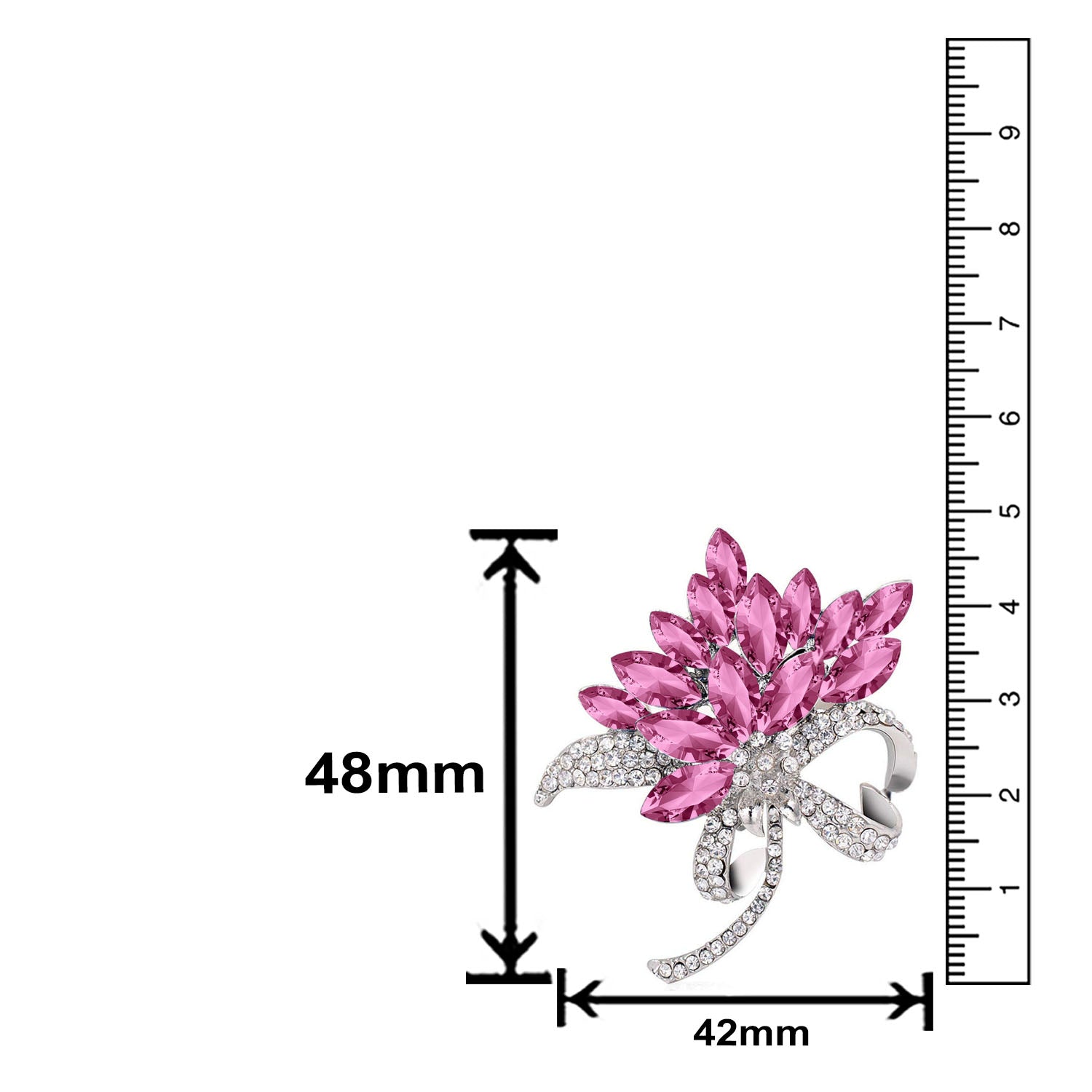 Trendy Floral Shape Brooch