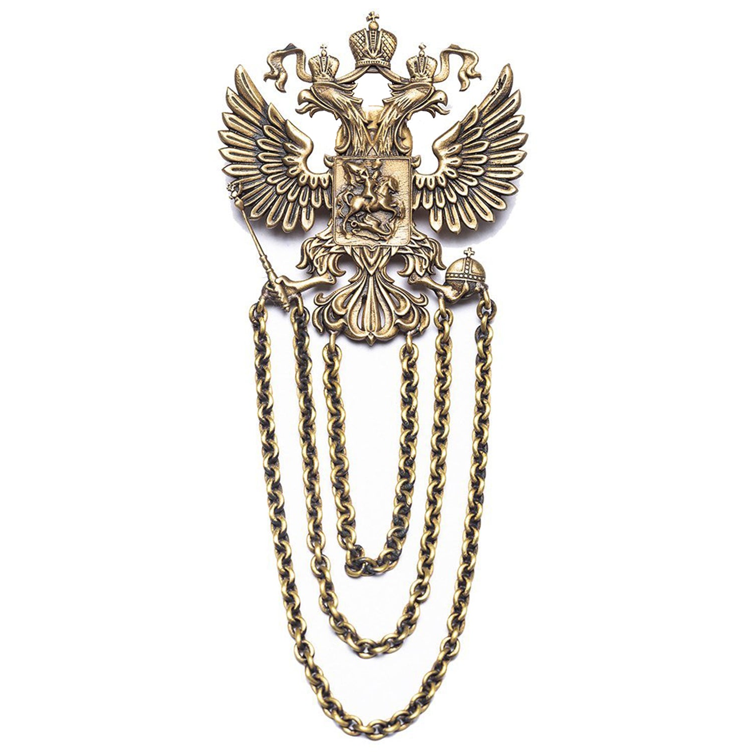 The Duo Phoenix Brooch