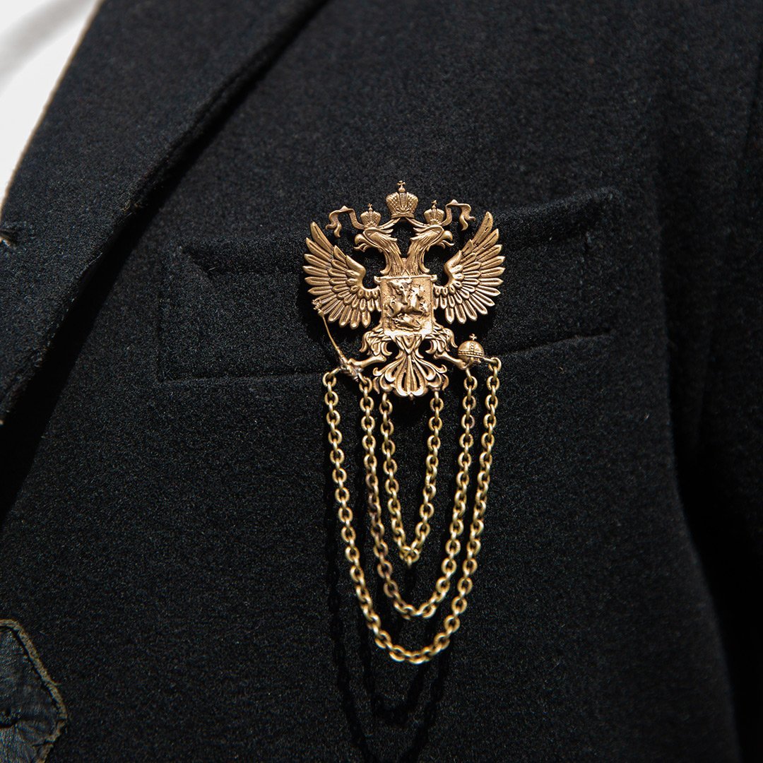 The Duo Phoenix Brooch