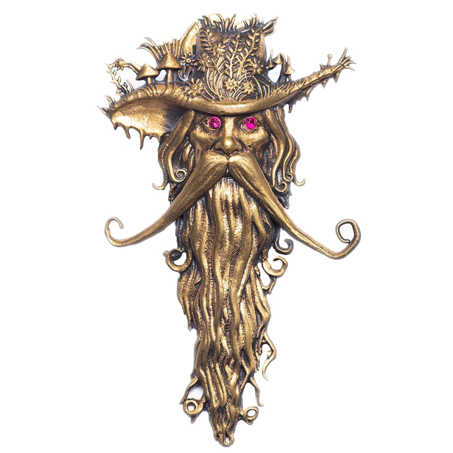 The Duo Phoenix Brooch