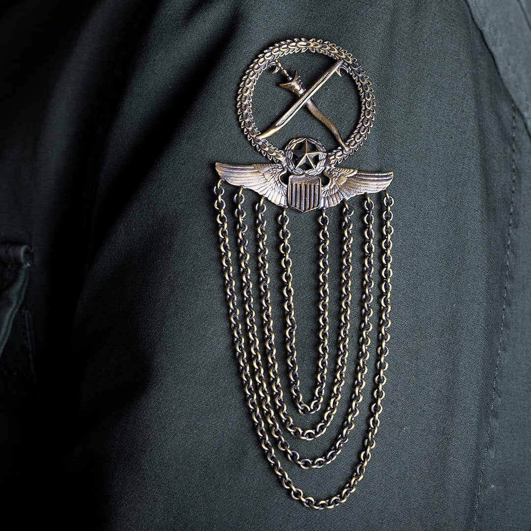 The Duo Phoenix Brooch