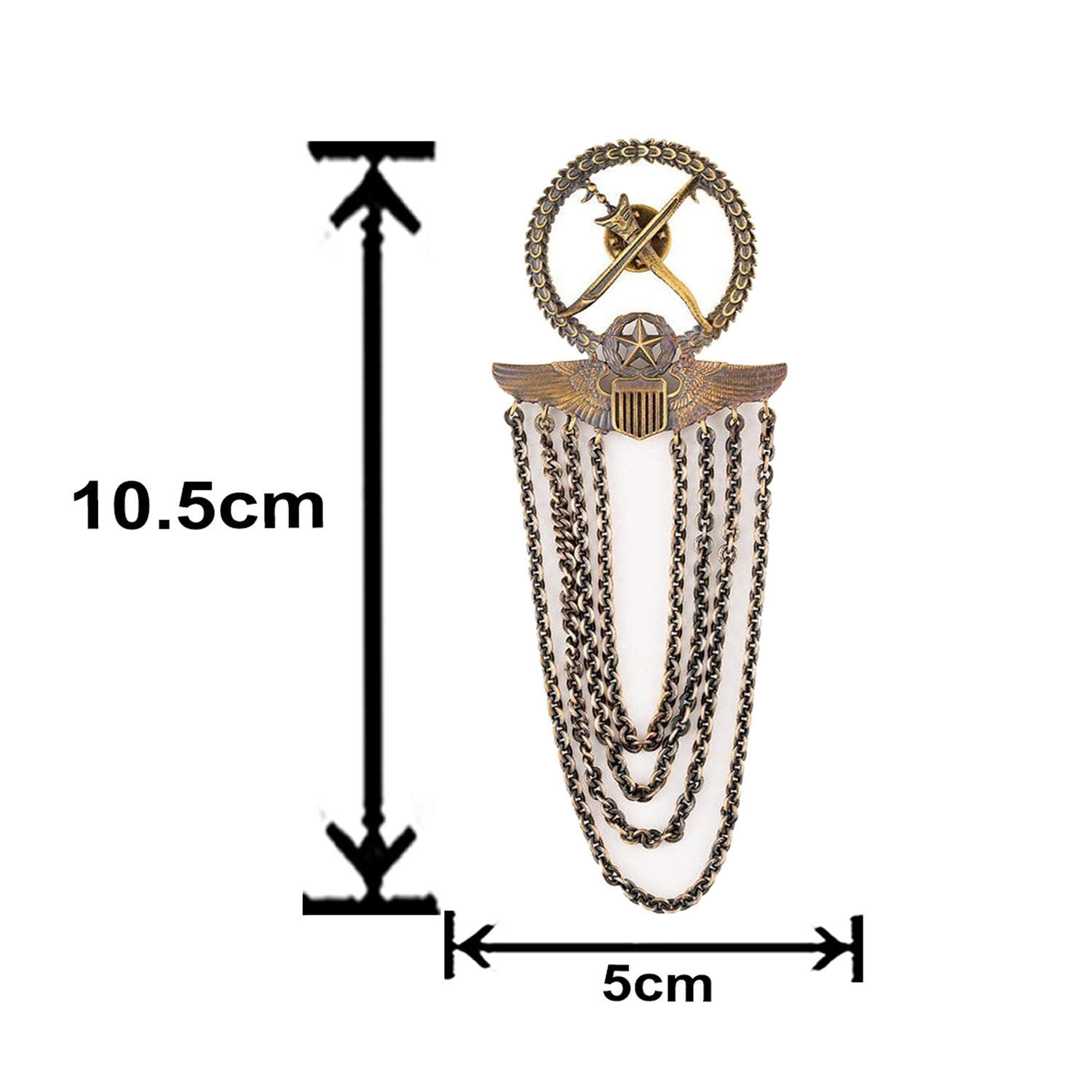 The Duo Phoenix Brooch