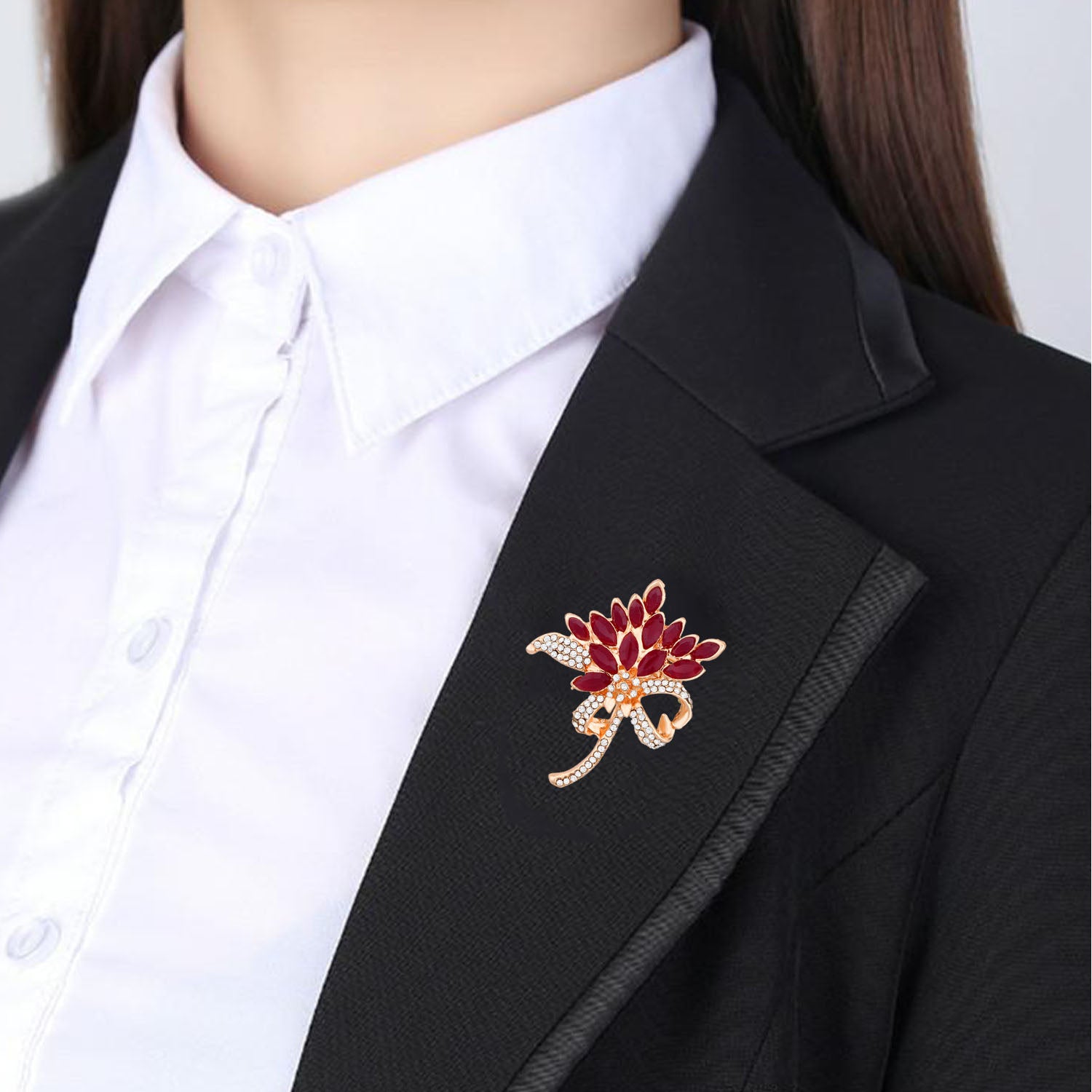 Trendy Floral Shape Brooch