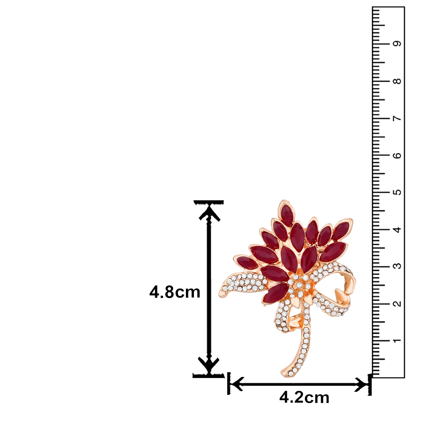 Trendy Floral Shape Brooch