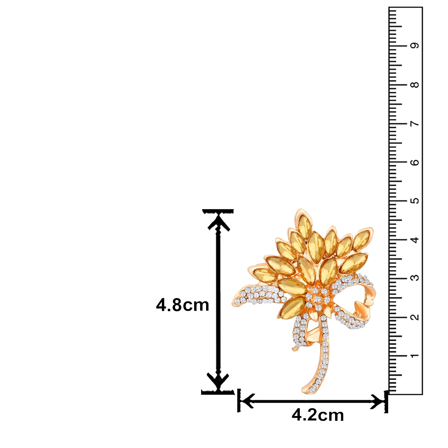 Trendy Floral Shape Brooch