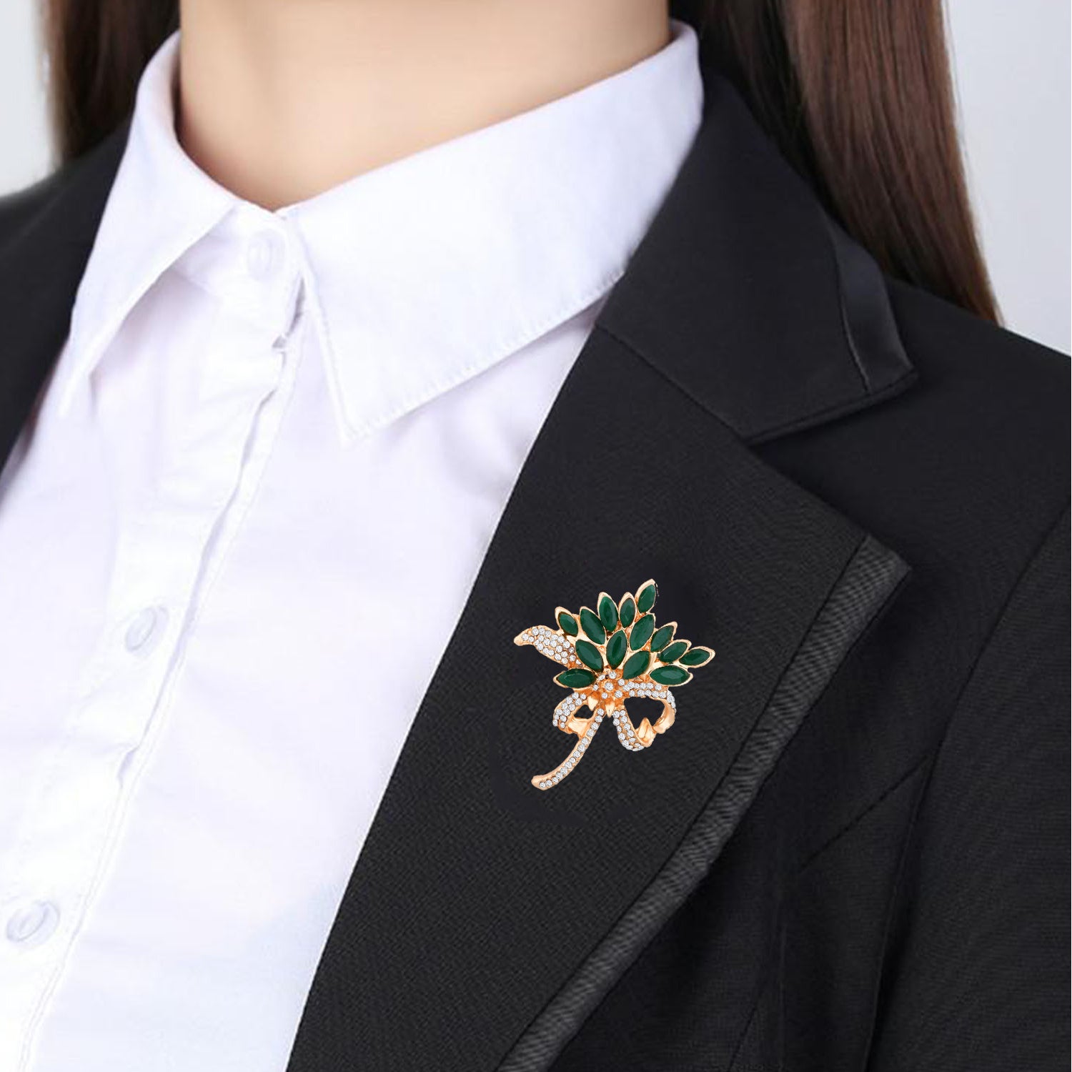 Trendy Floral Shape Brooch