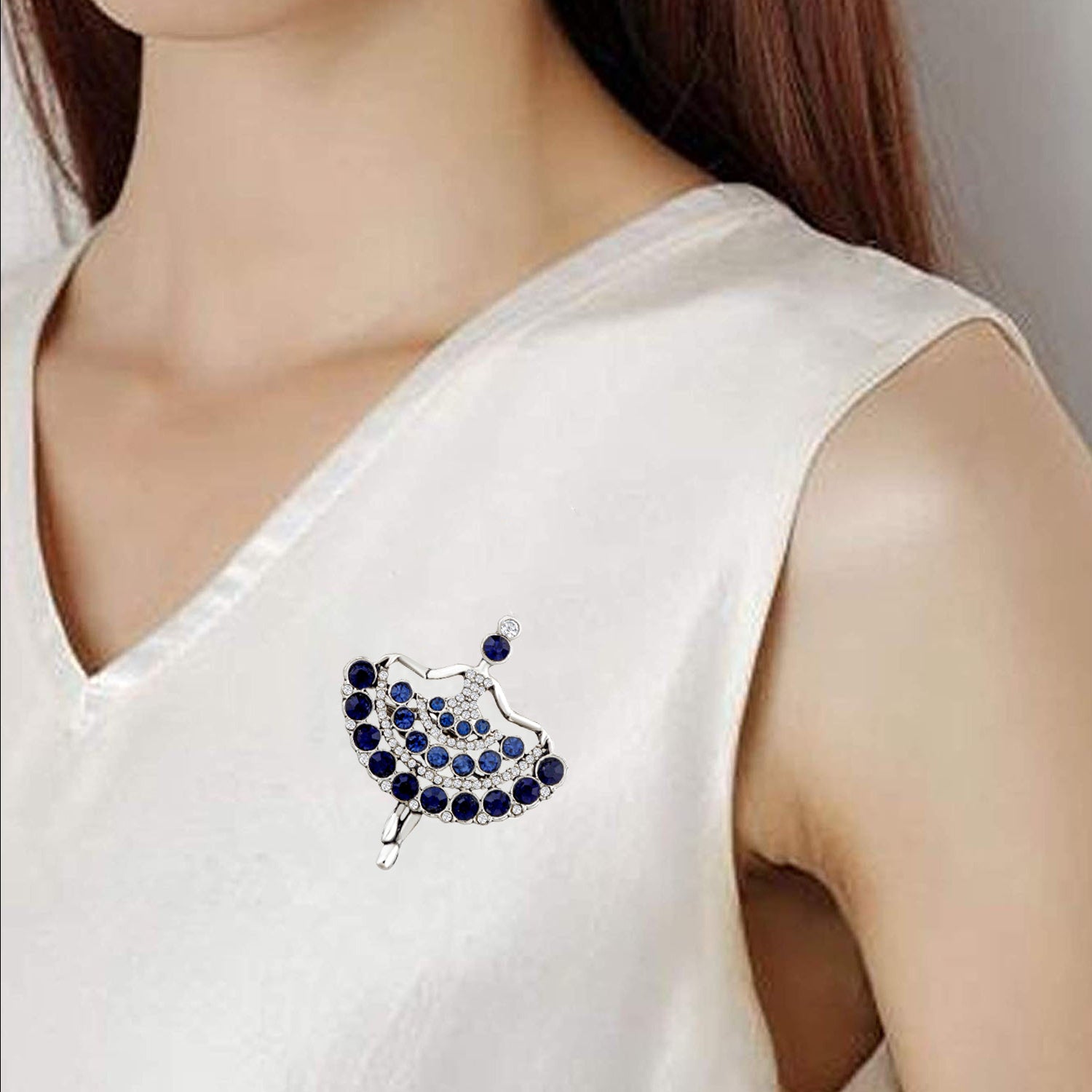 Multi Color Butterfly Brooch