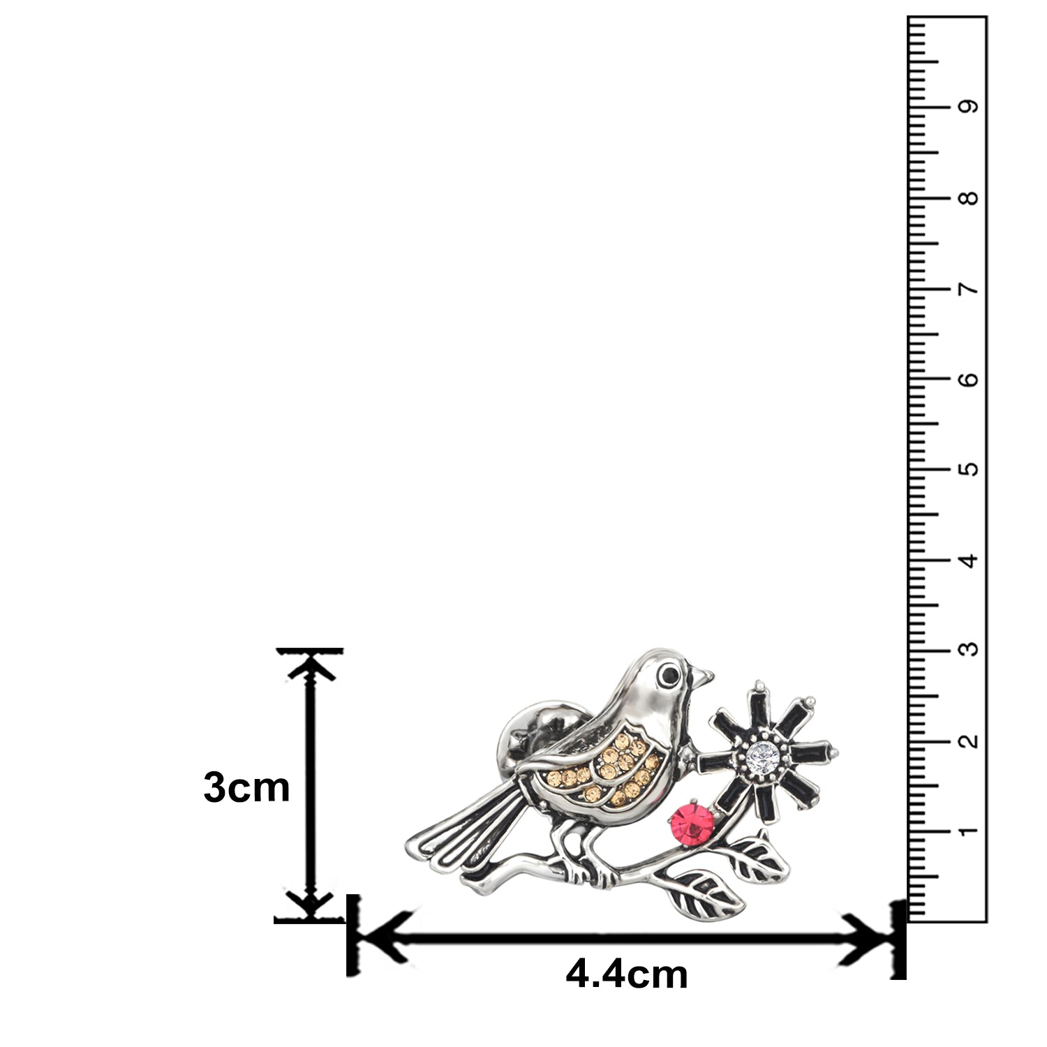 Sparrow Design Brooch