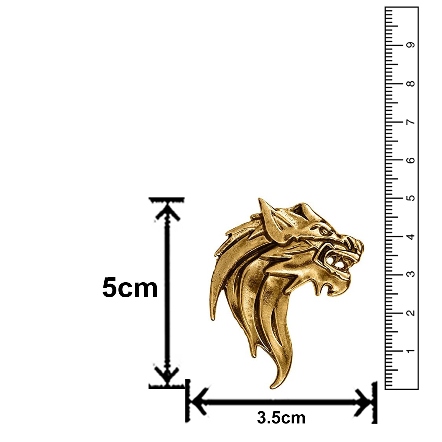 Classic Lion Design Lapel Pin Brooch