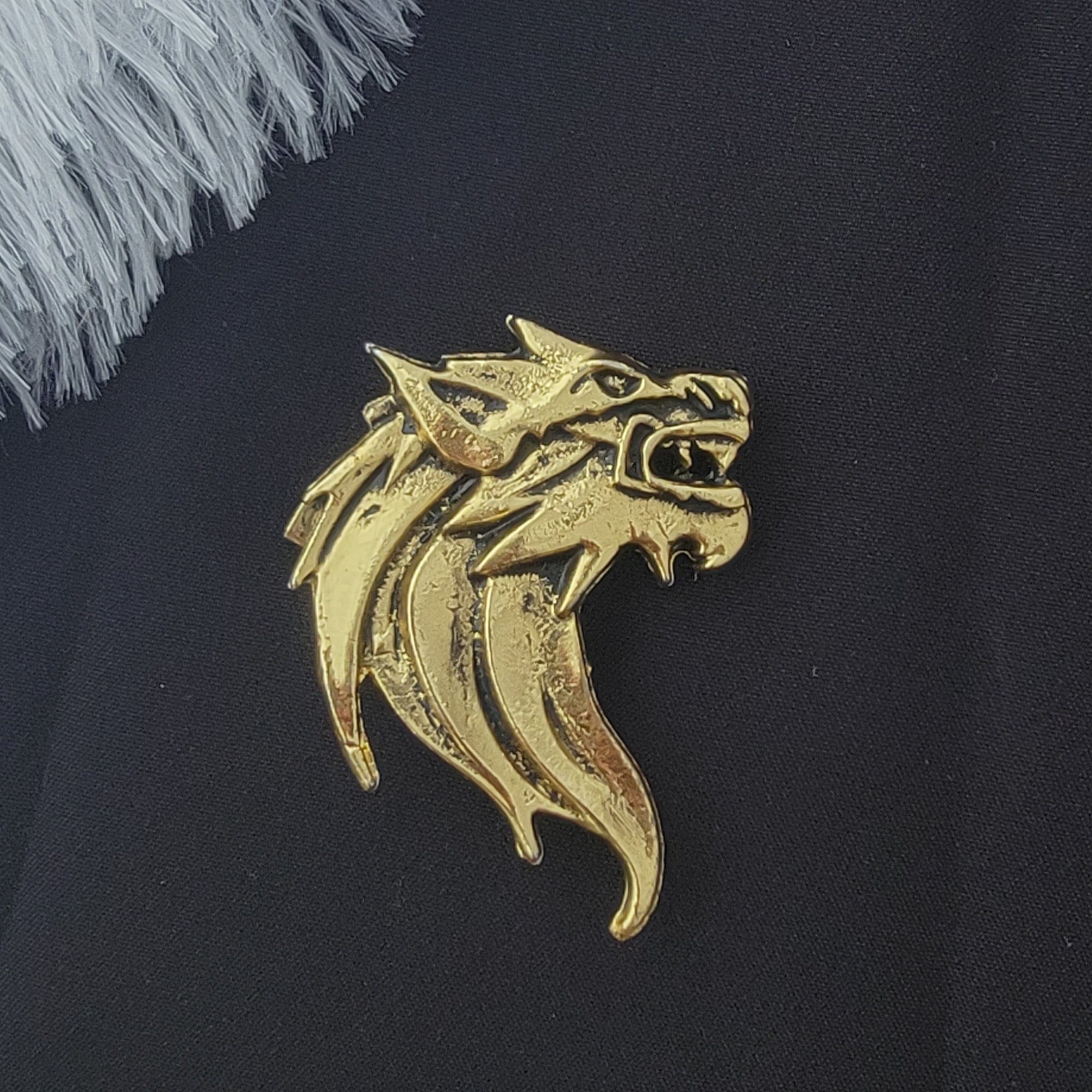 Classic Lion Design Lapel Pin Brooch