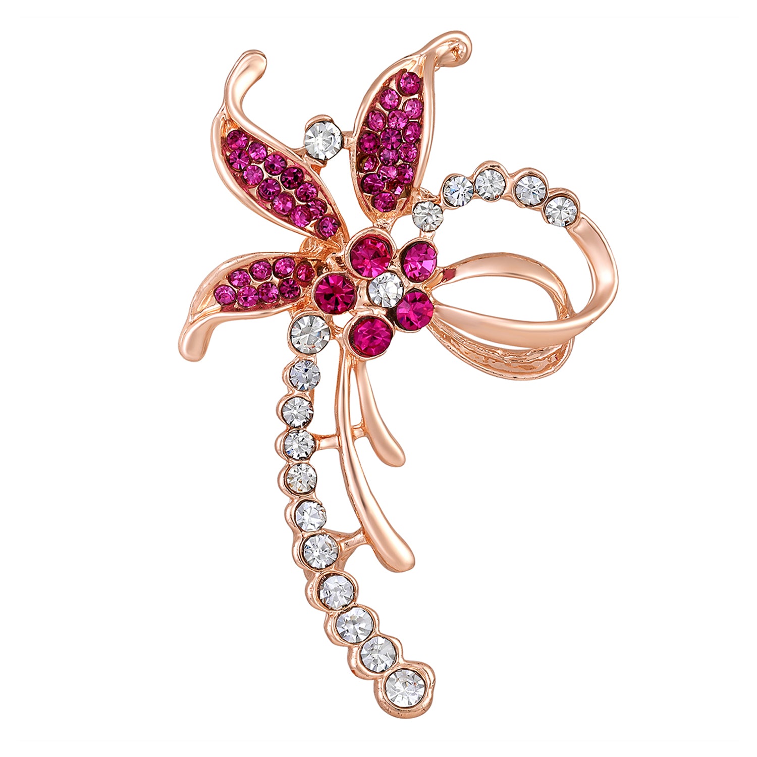 Trendy Floral Brooch / Saree Pin