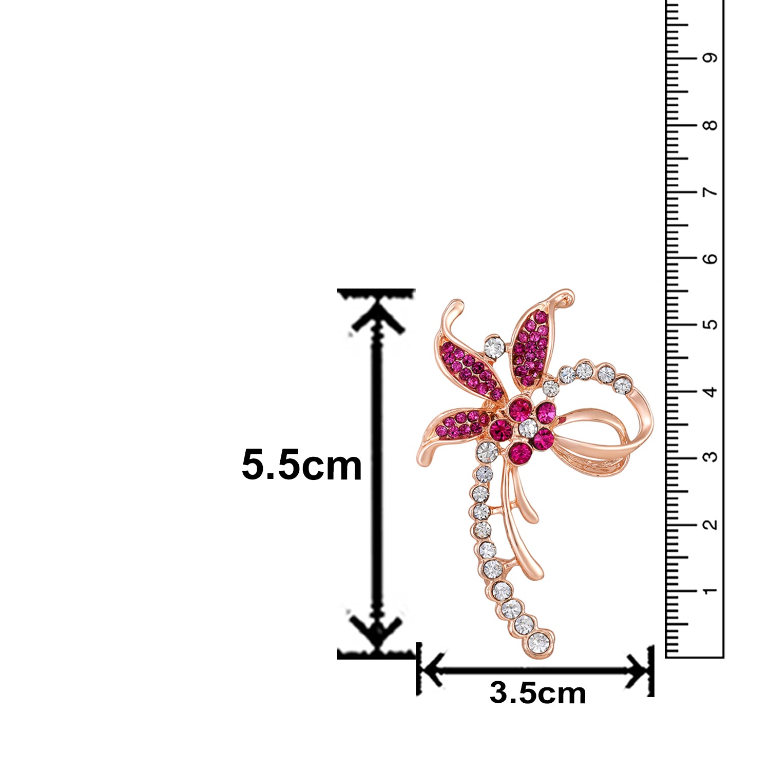 Trendy Floral Brooch / Saree Pin