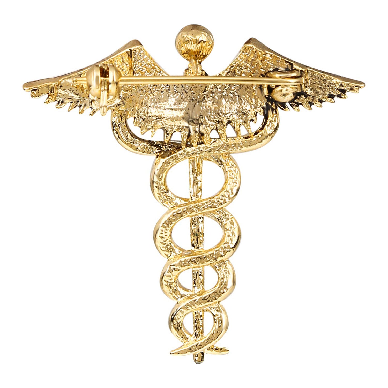 Caduceus Doctor's Brooch / Lapel Pin