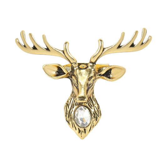 Classic Deer-Shaped Wedding Lapel Pin / Brooch