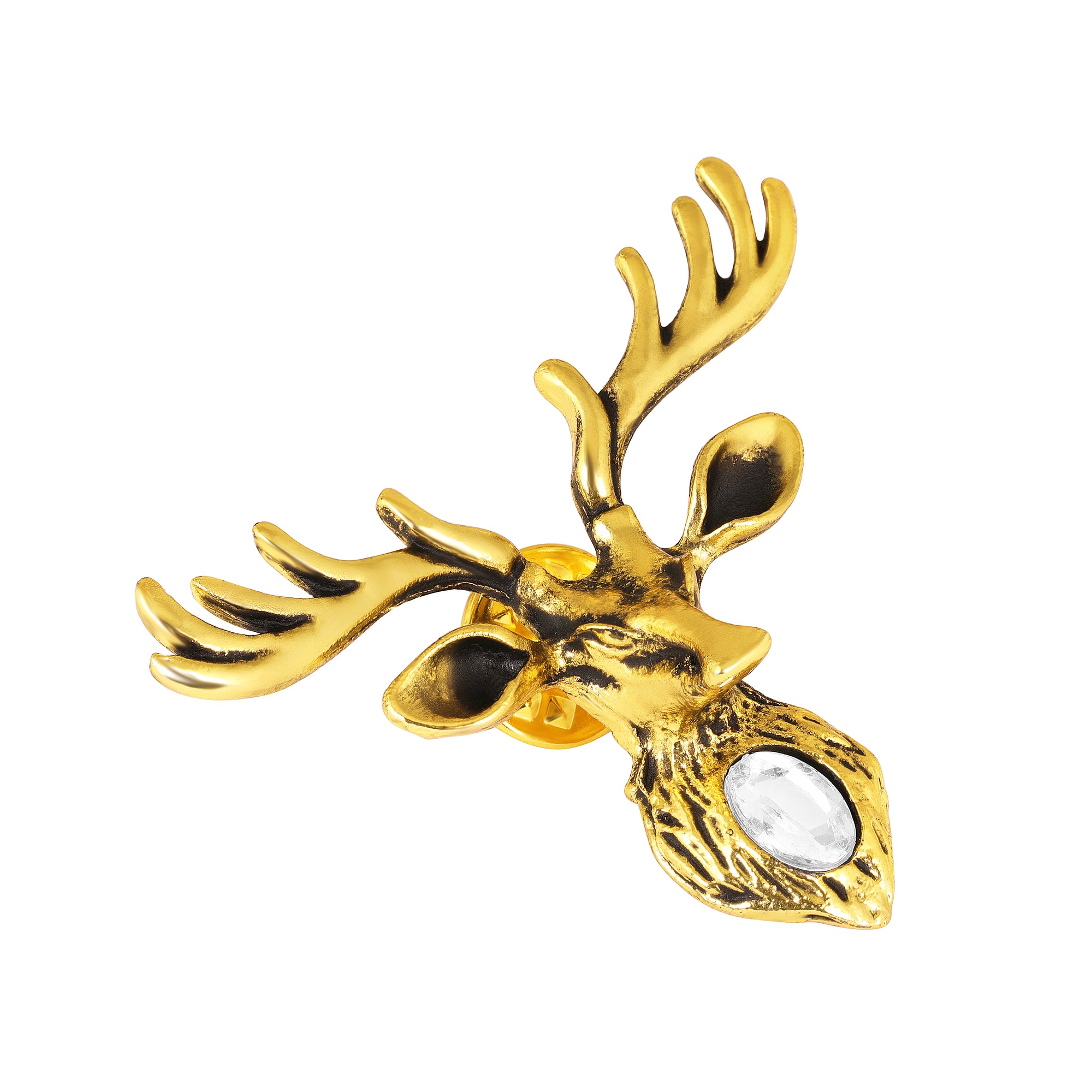 Classic Deer-Shaped Wedding Lapel Pin / Brooch