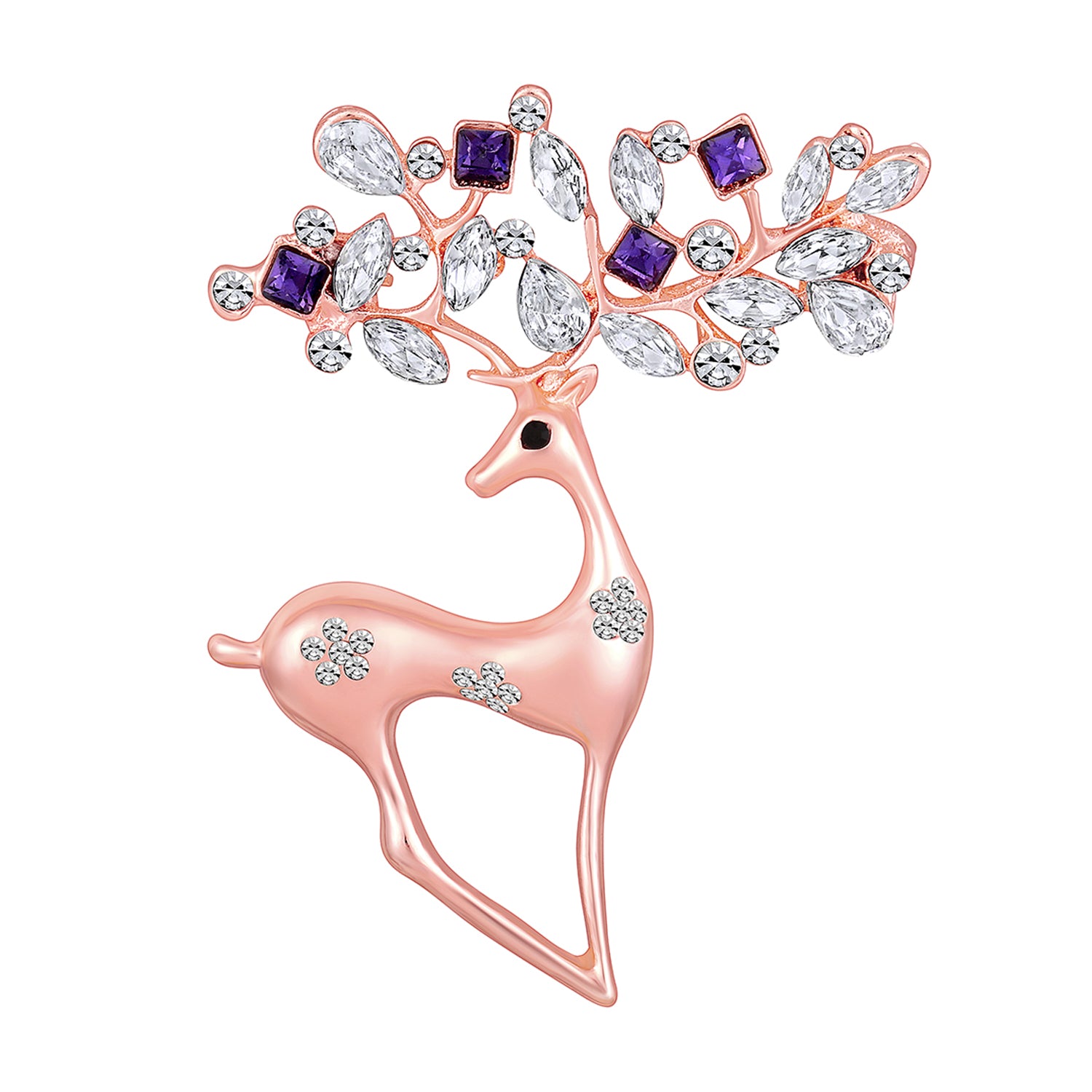 Cute Deer-Shaped Saree Pin / Wedding Brooch