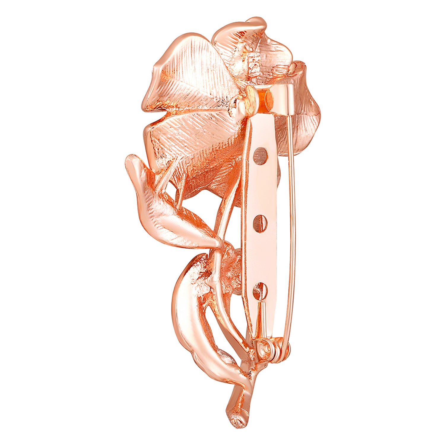 Dual Floral Shaped Saree Pin / Wedding Brooch