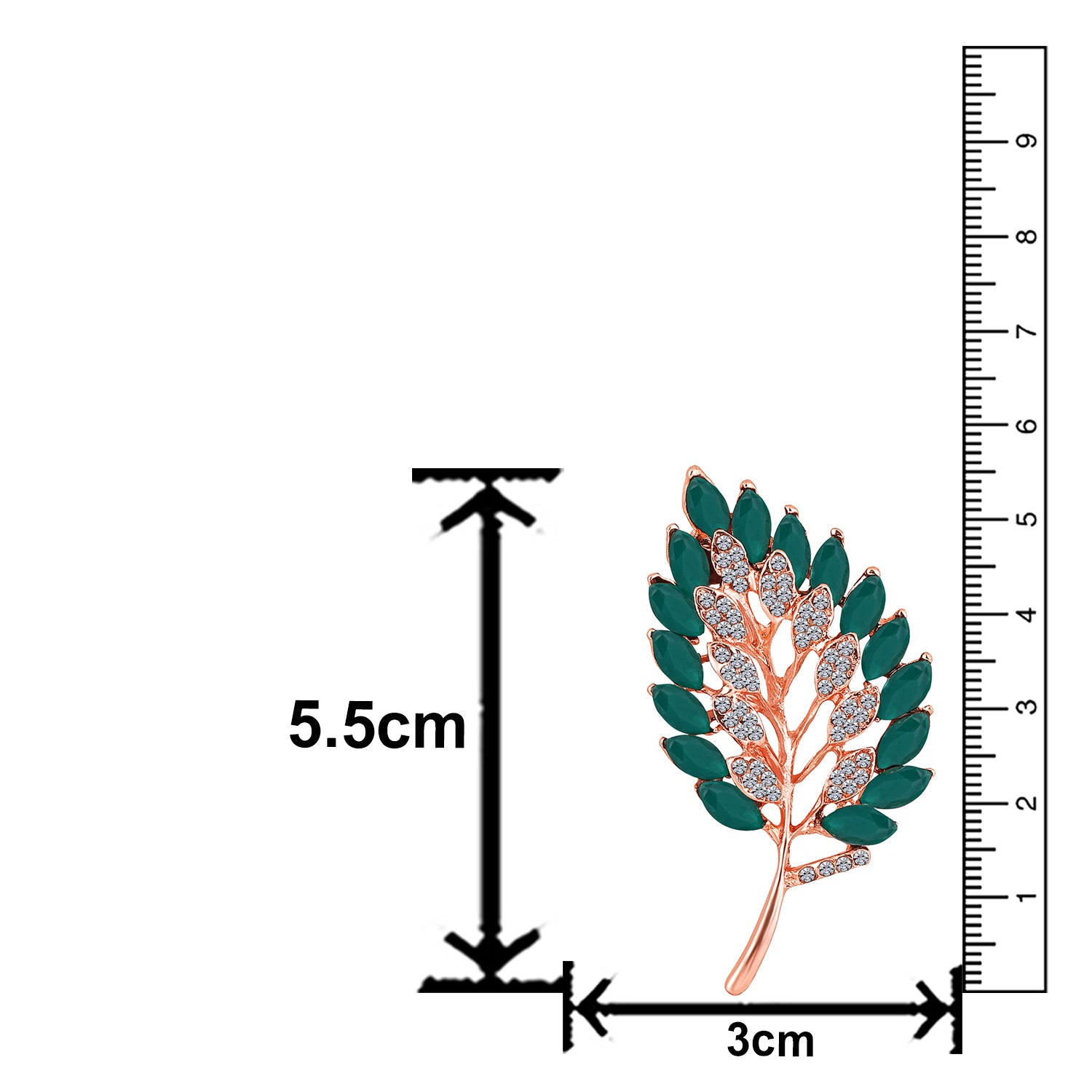 Leaf Shape Brooch / Lapel Pin