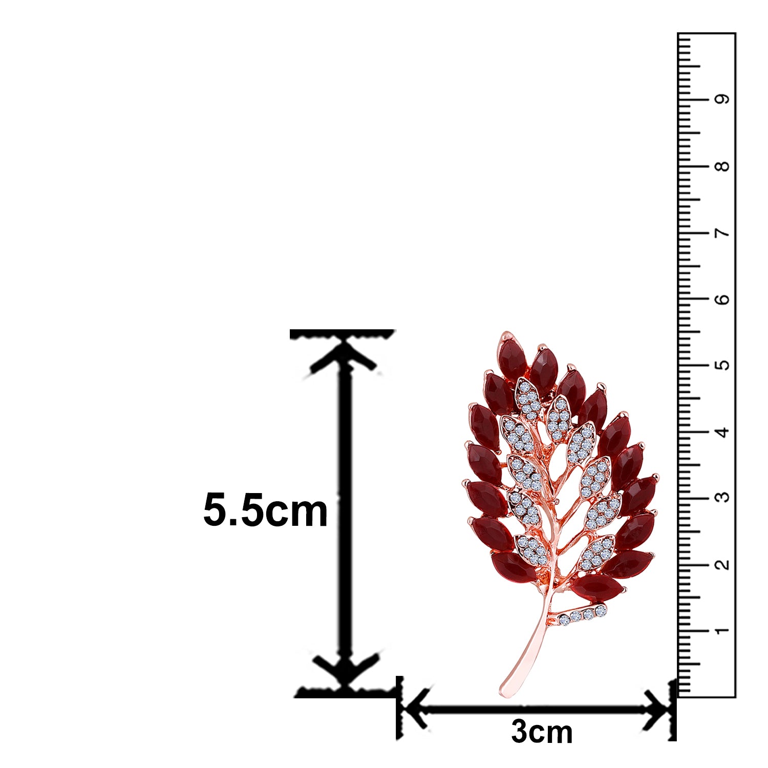 Leaf Shape Brooch / Lapel Pin