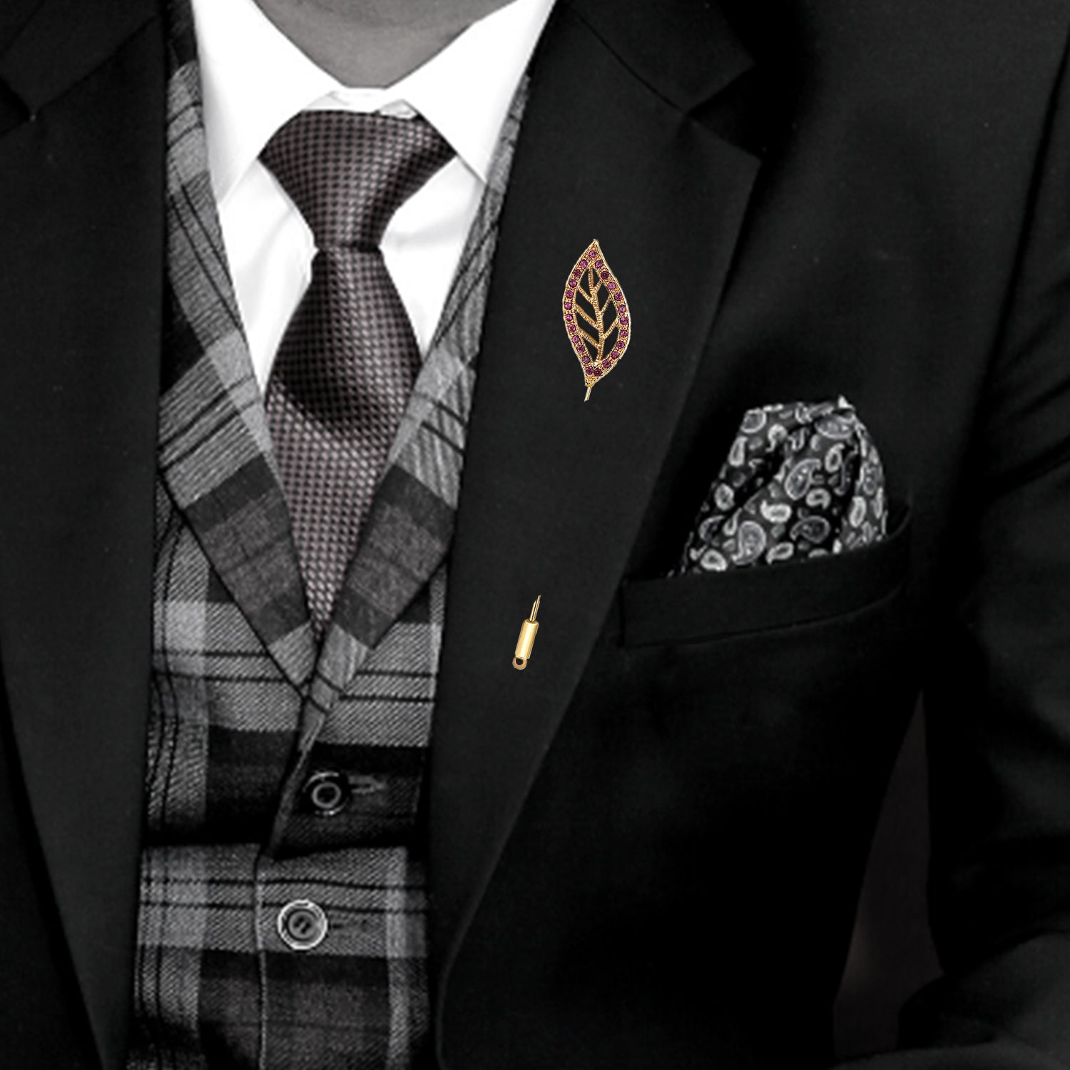 Leaf Shape Brooch / Lapel Pin