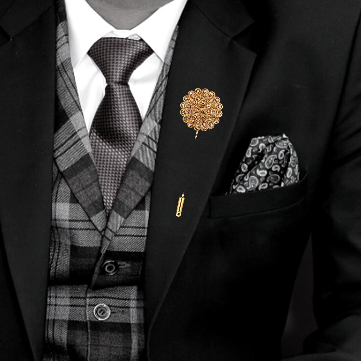 Floral Shape Brooch / Lapel Pin