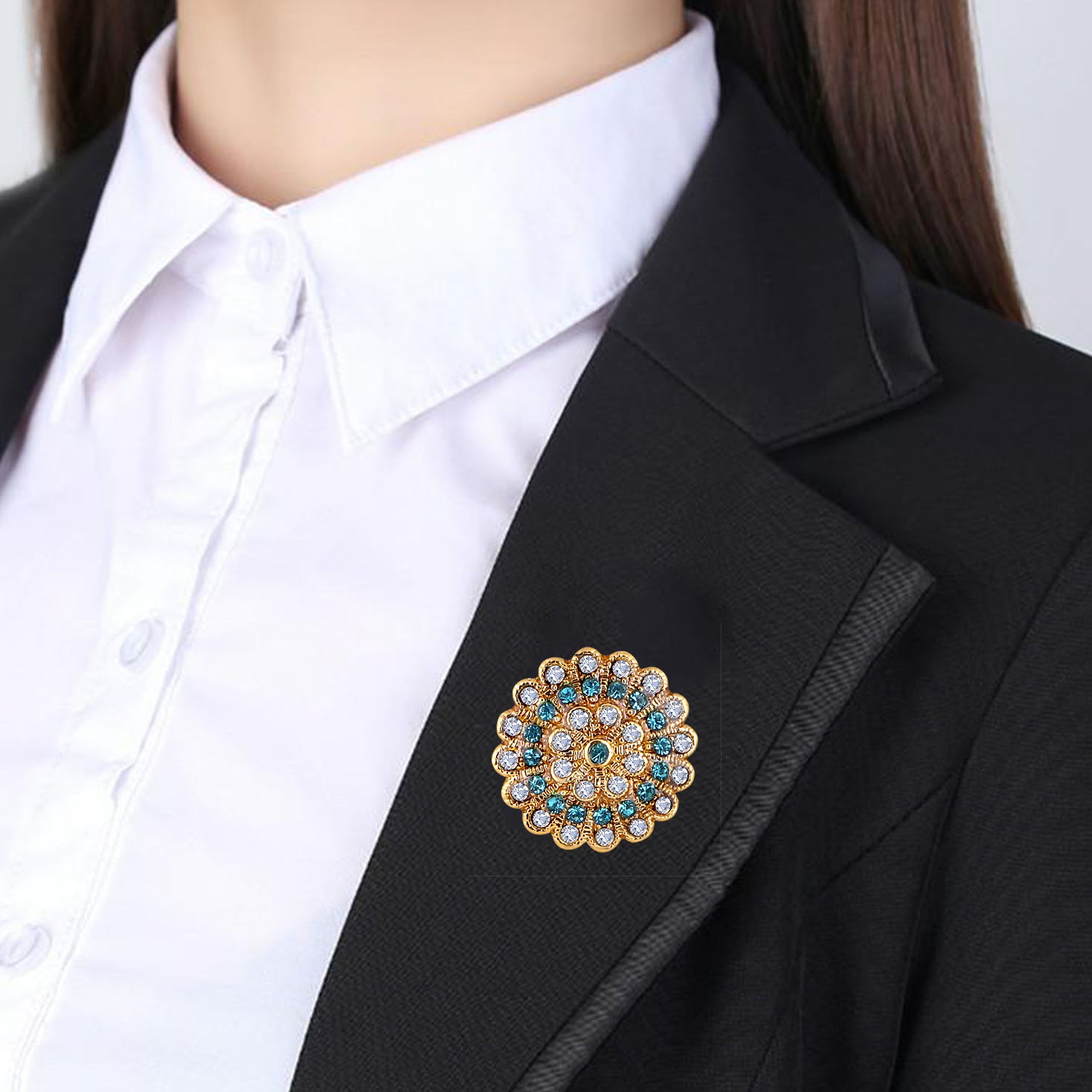 Floral Brooch / Saree Pin