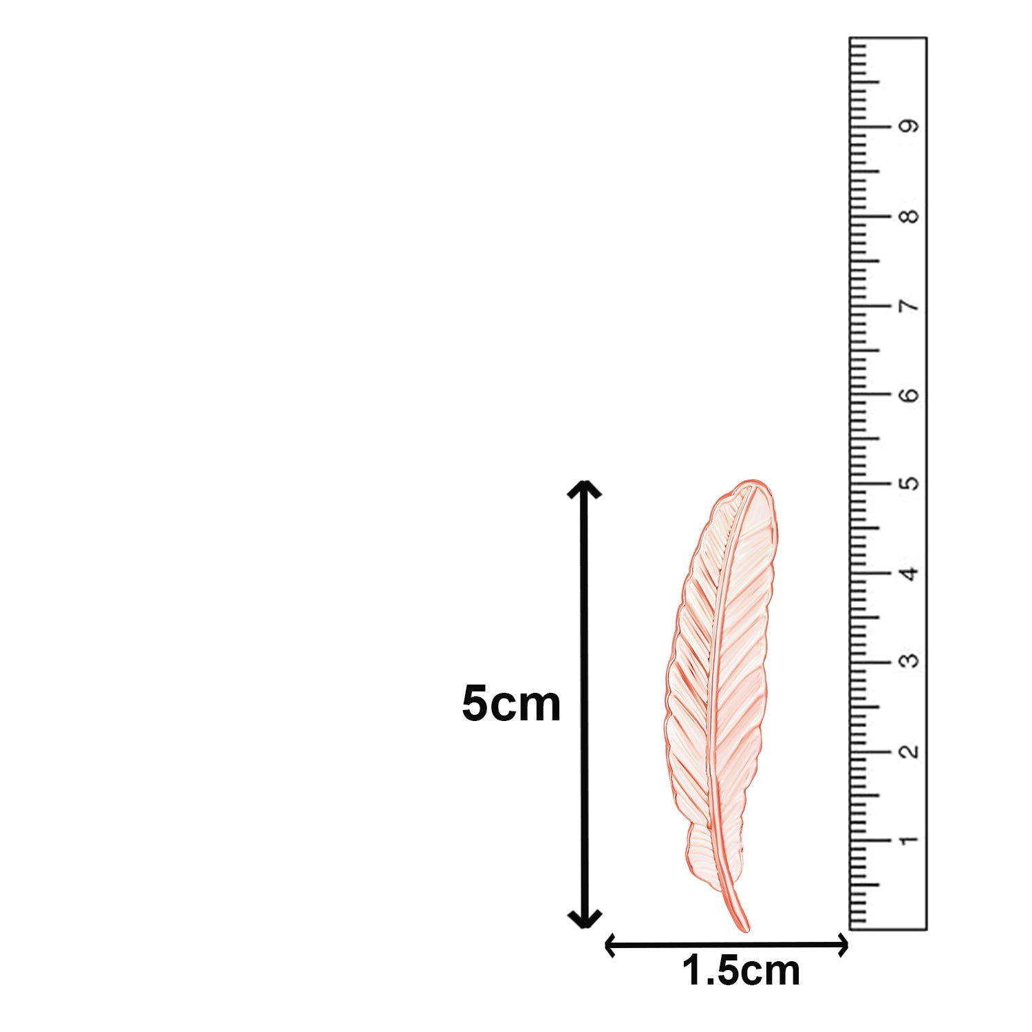 Feather-Shaped Indowestern Shervani Brooch