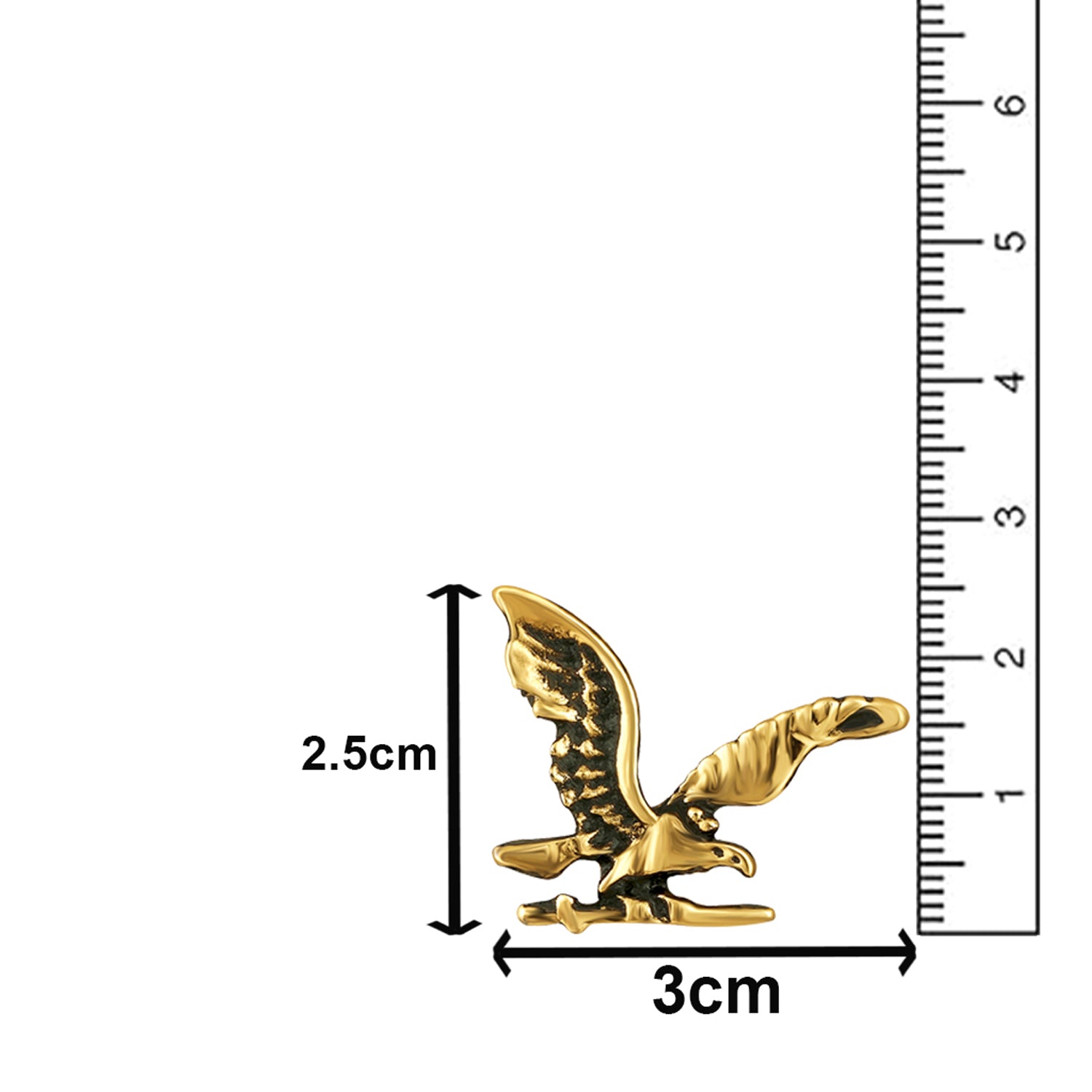 Antique Eagle-Shaped Brooch / Lapel Pin