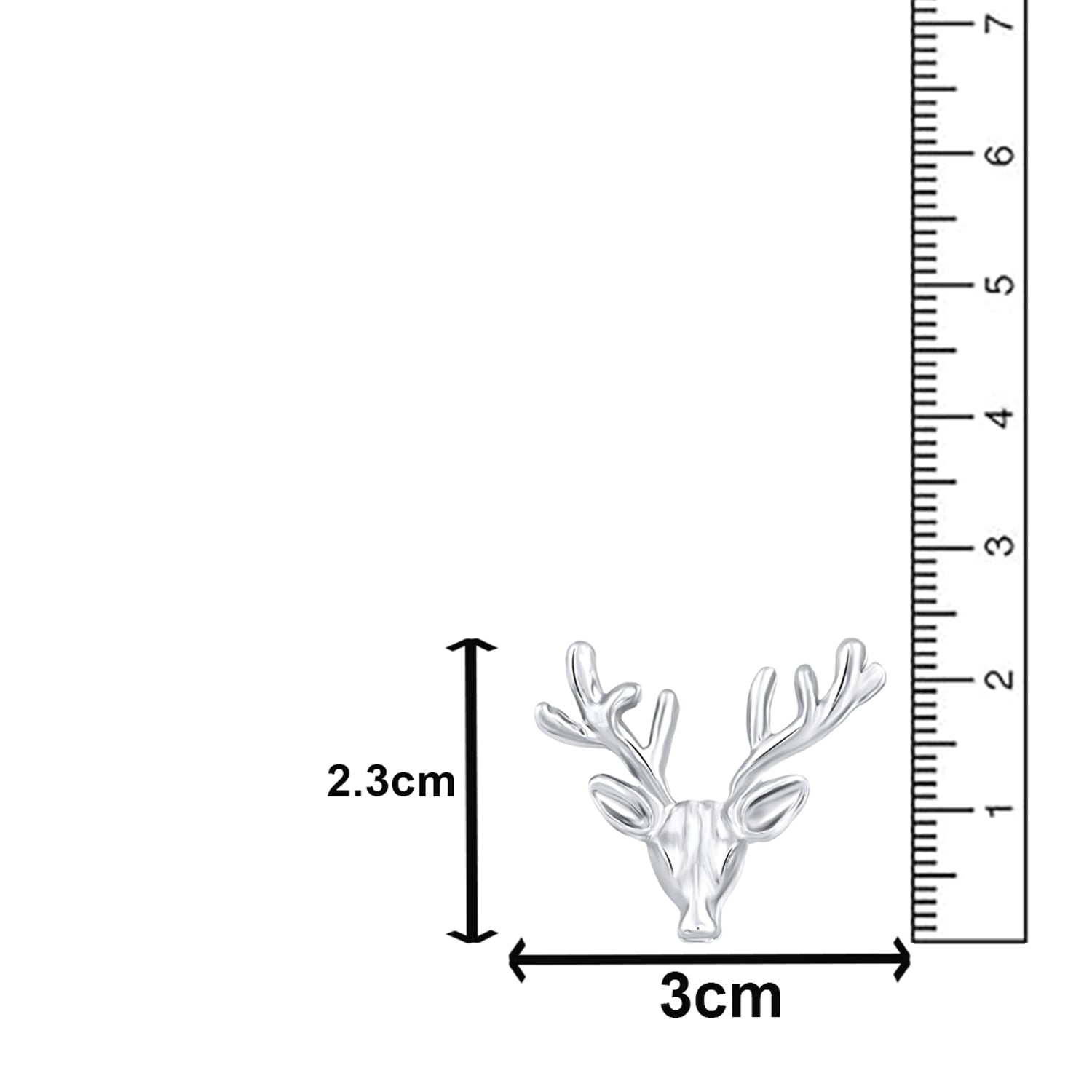 Deer-Face Shaped Brooch / Lapel Pin