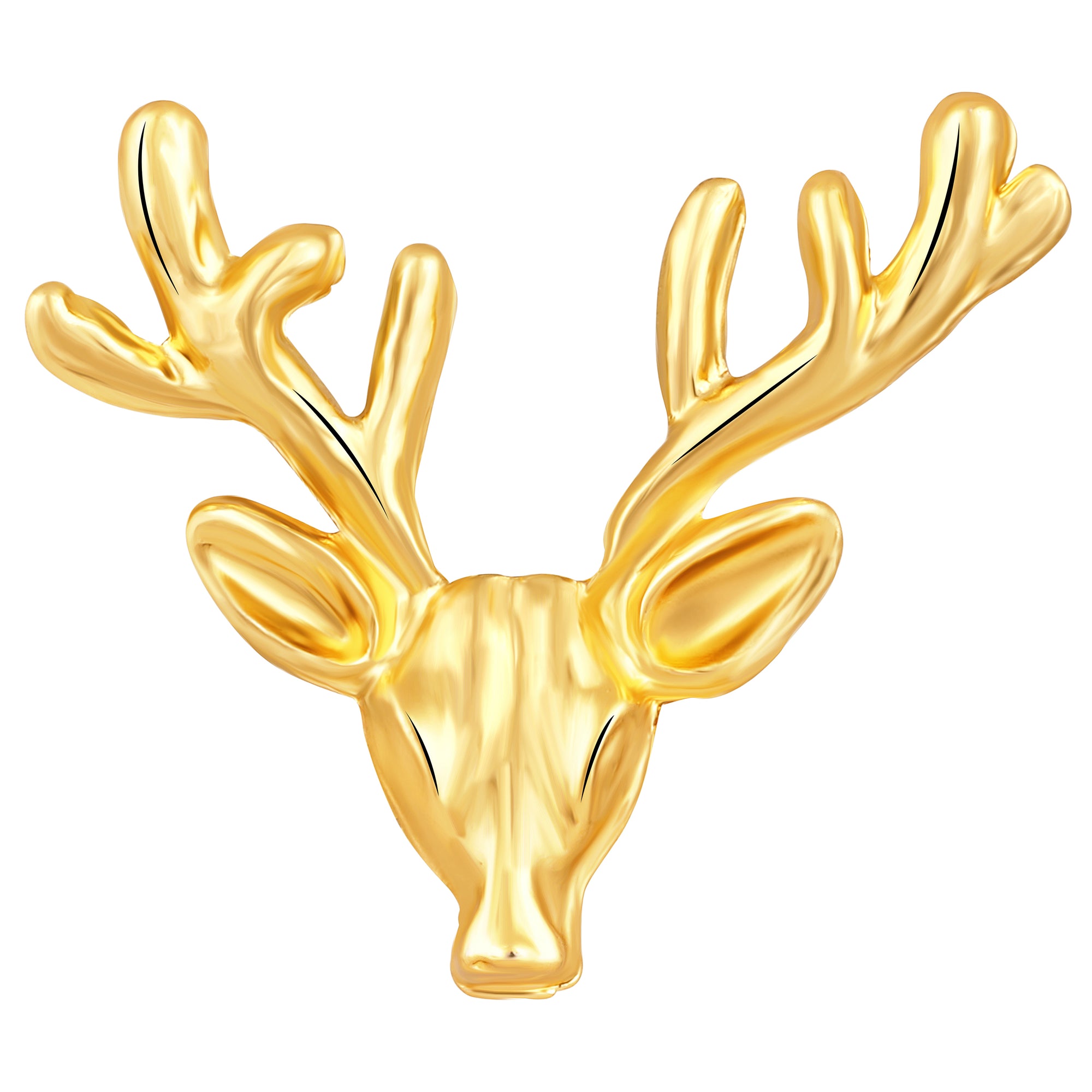 Deer-Face Shaped Brooch / Lapel Pin