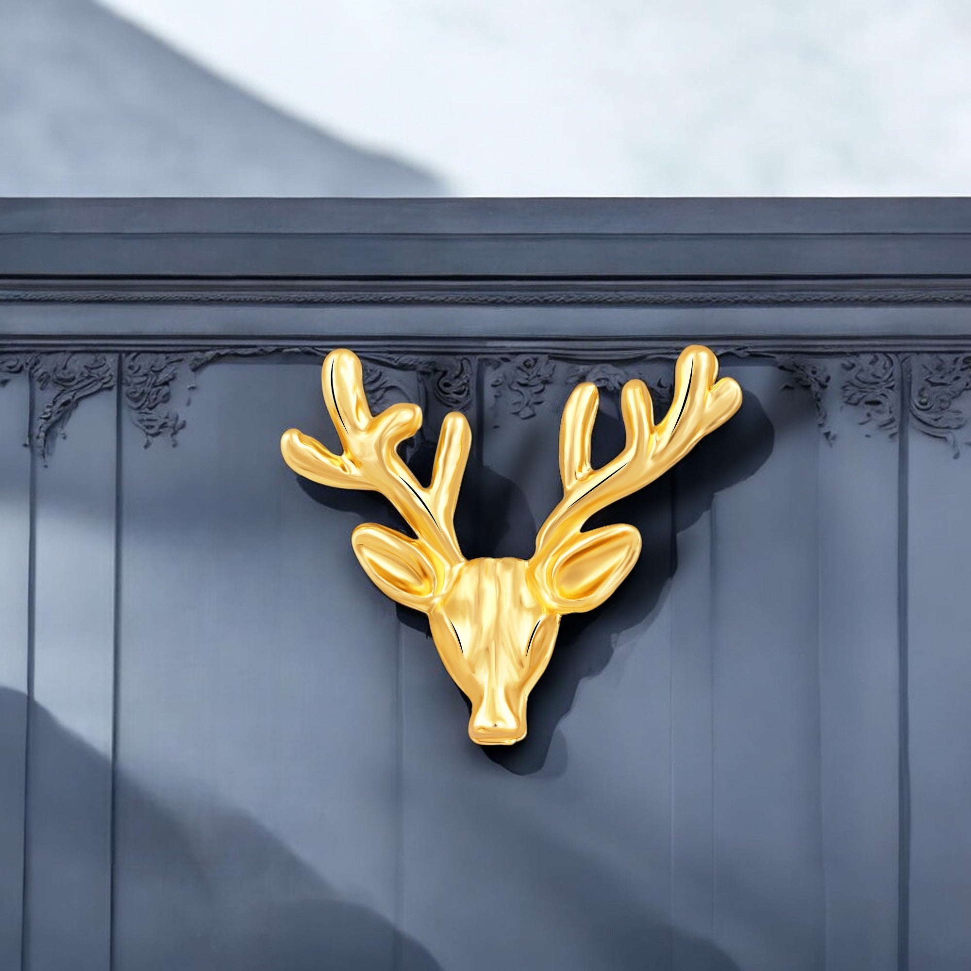 Deer-Face Shaped Brooch / Lapel Pin