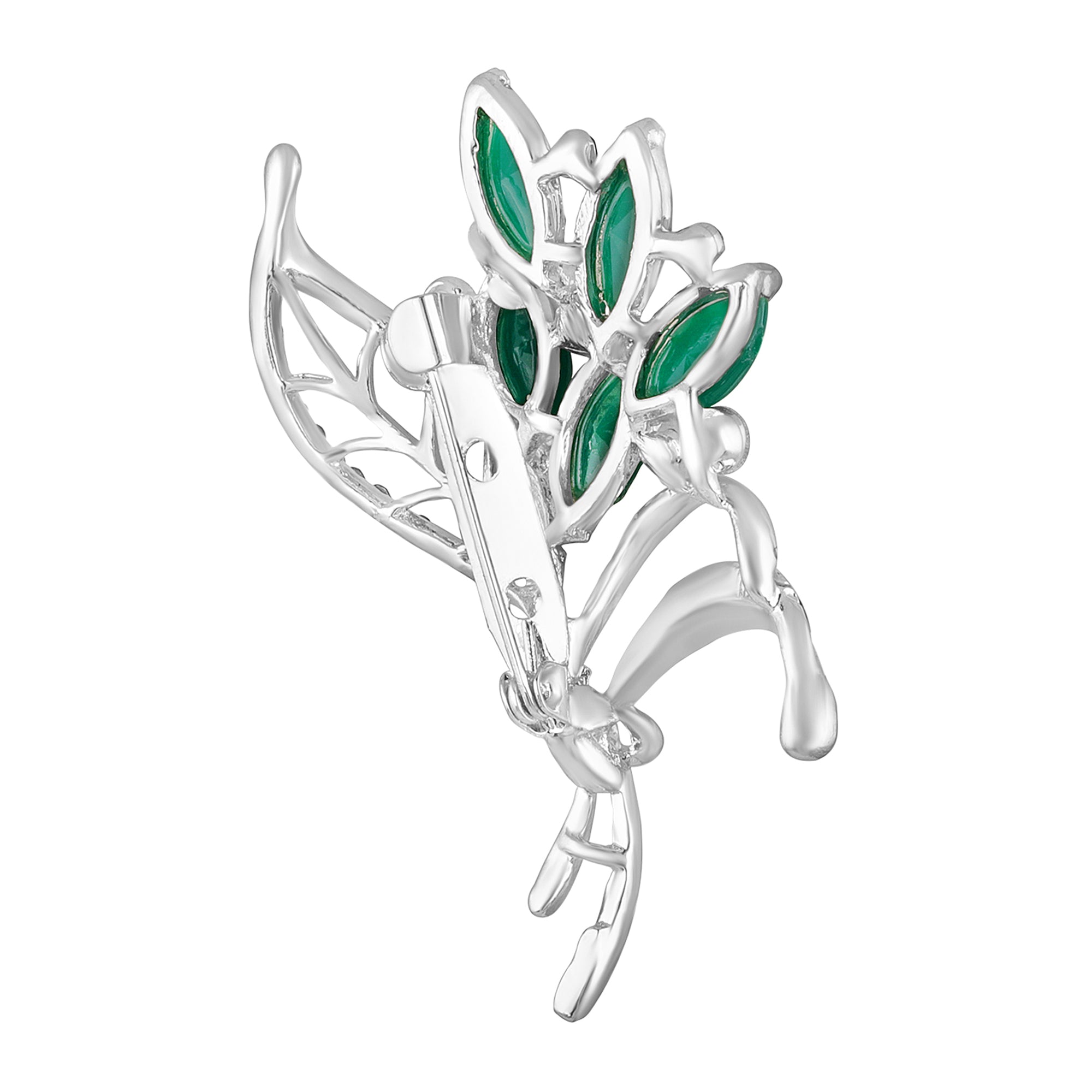 Studded Bouquet Saree Pin Brooch