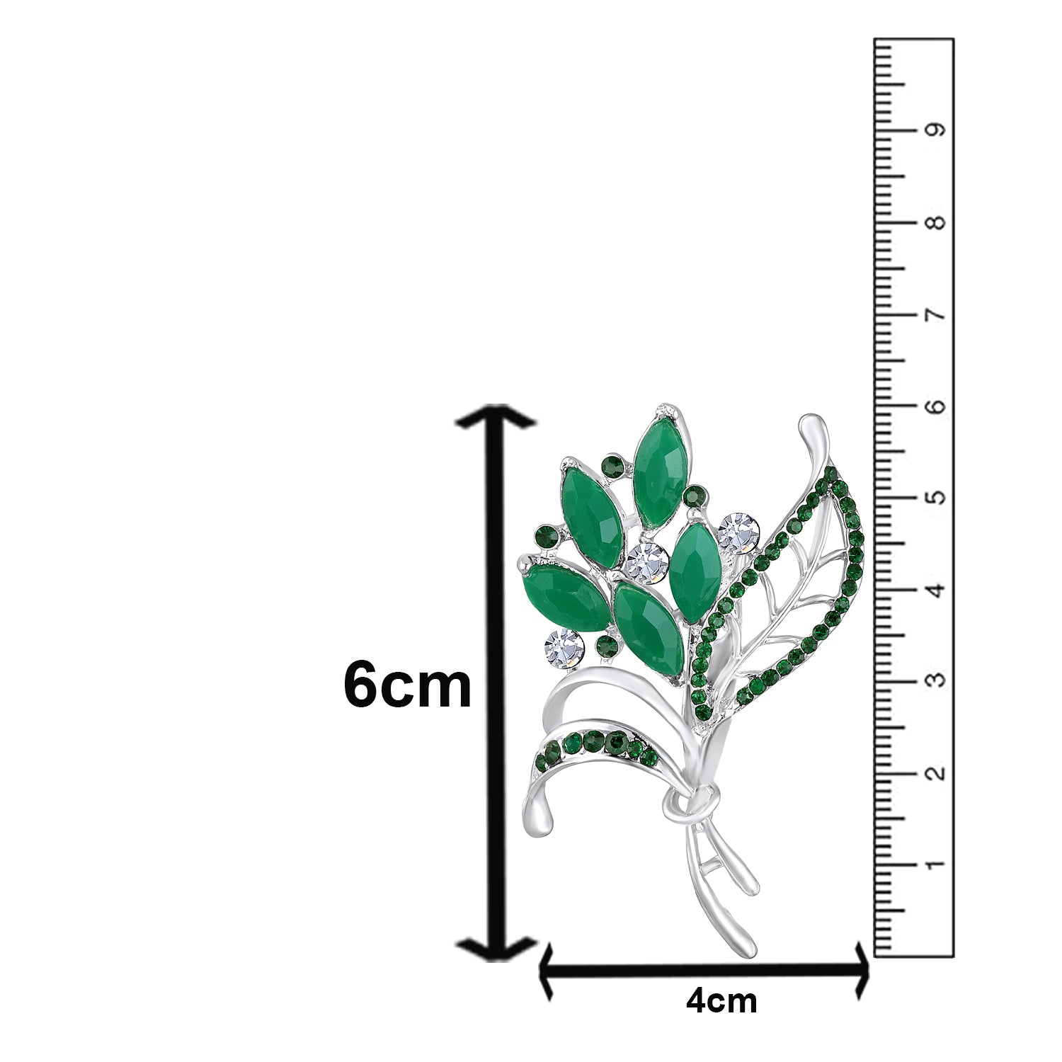 Studded Bouquet Saree Pin Brooch