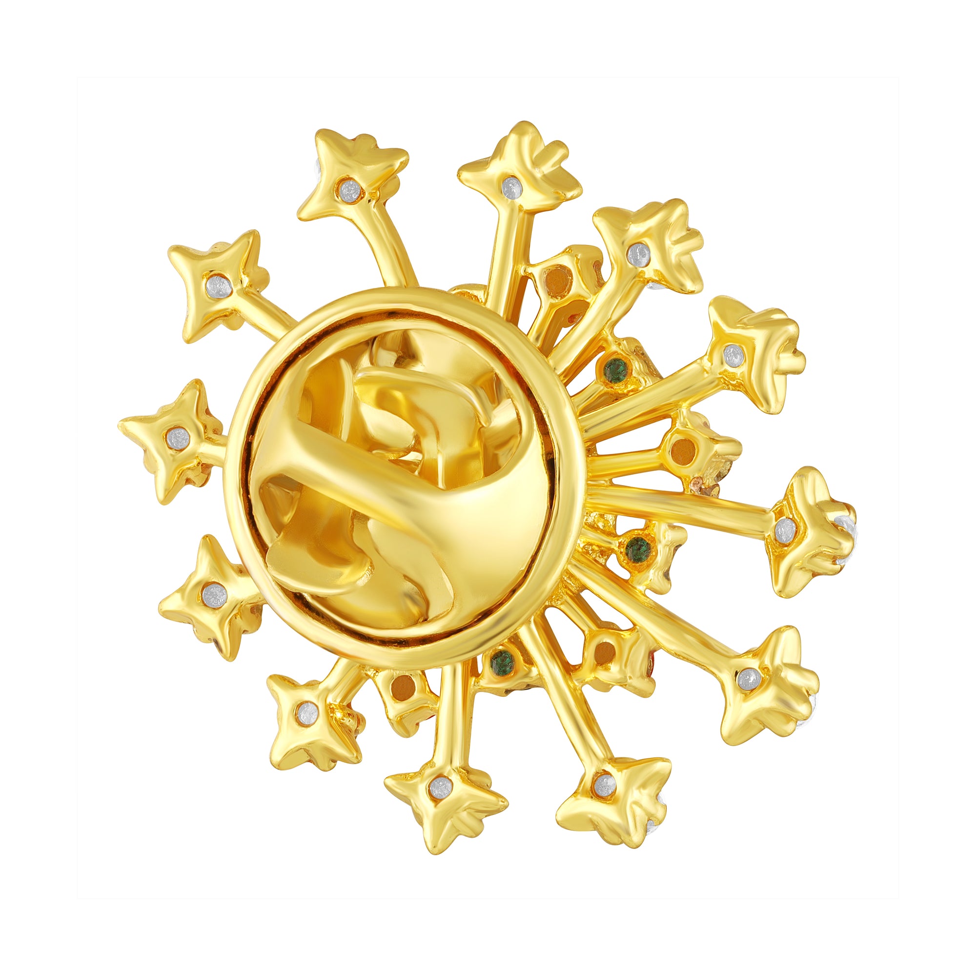 Elegant Vintage Crystal Womens Brooch