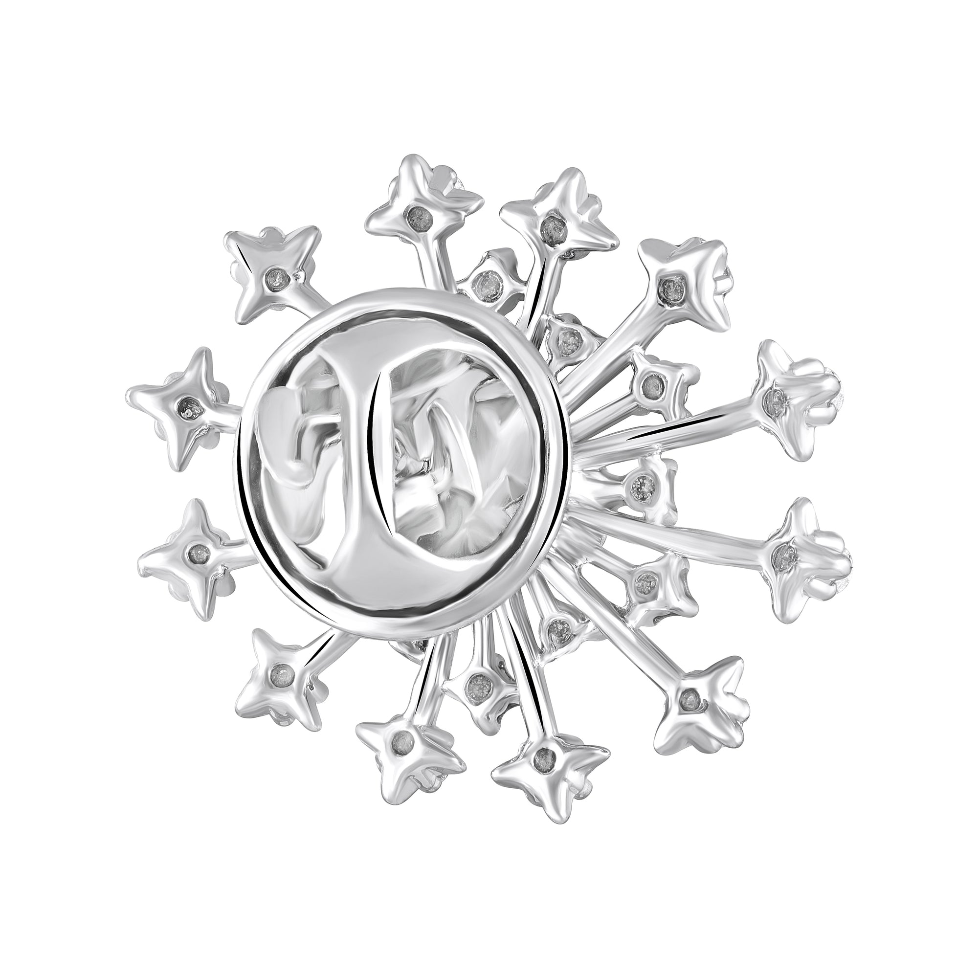 Elegant Vintage Crystal Womens Brooch