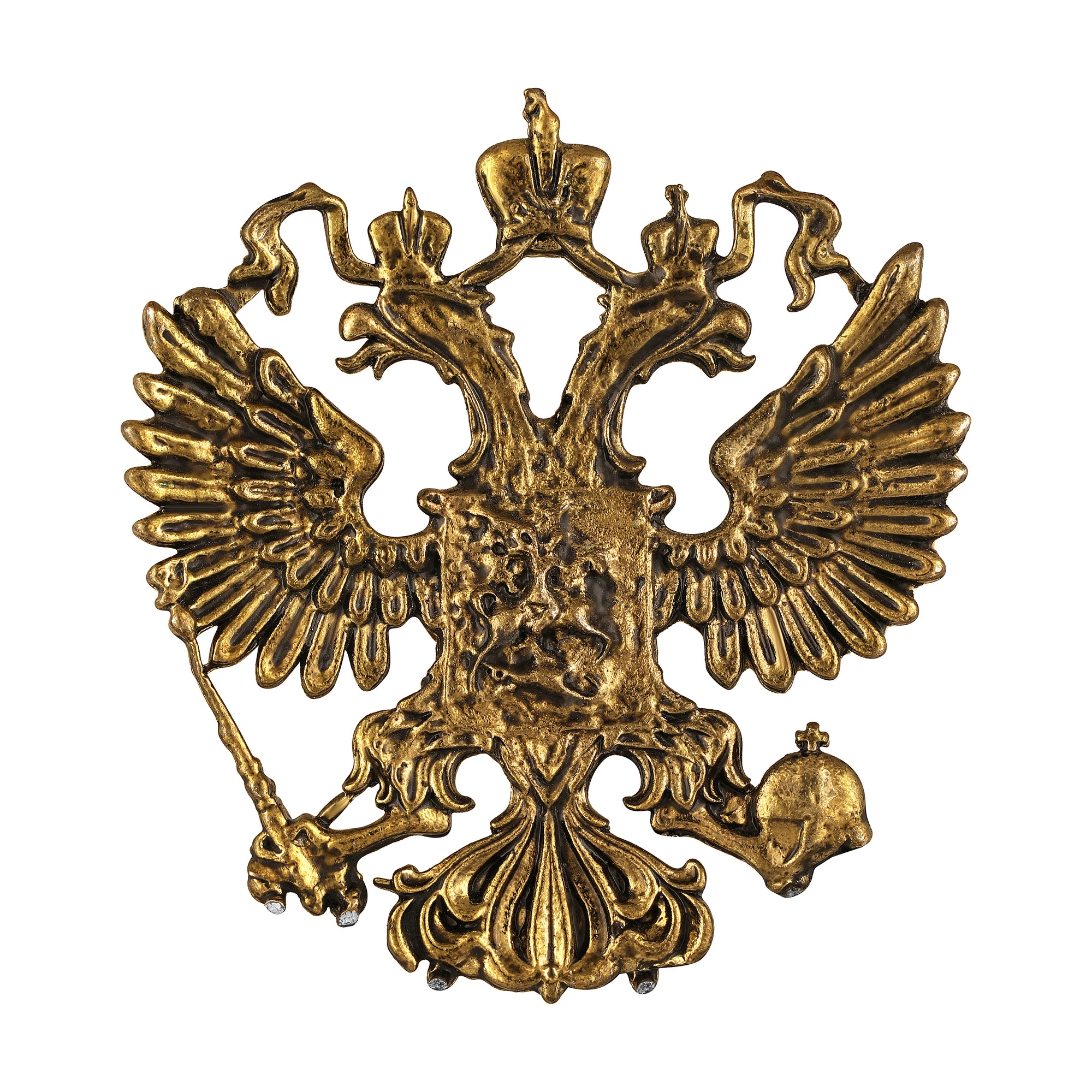 Coat of Arms Russia Brooch / Lapel Pin