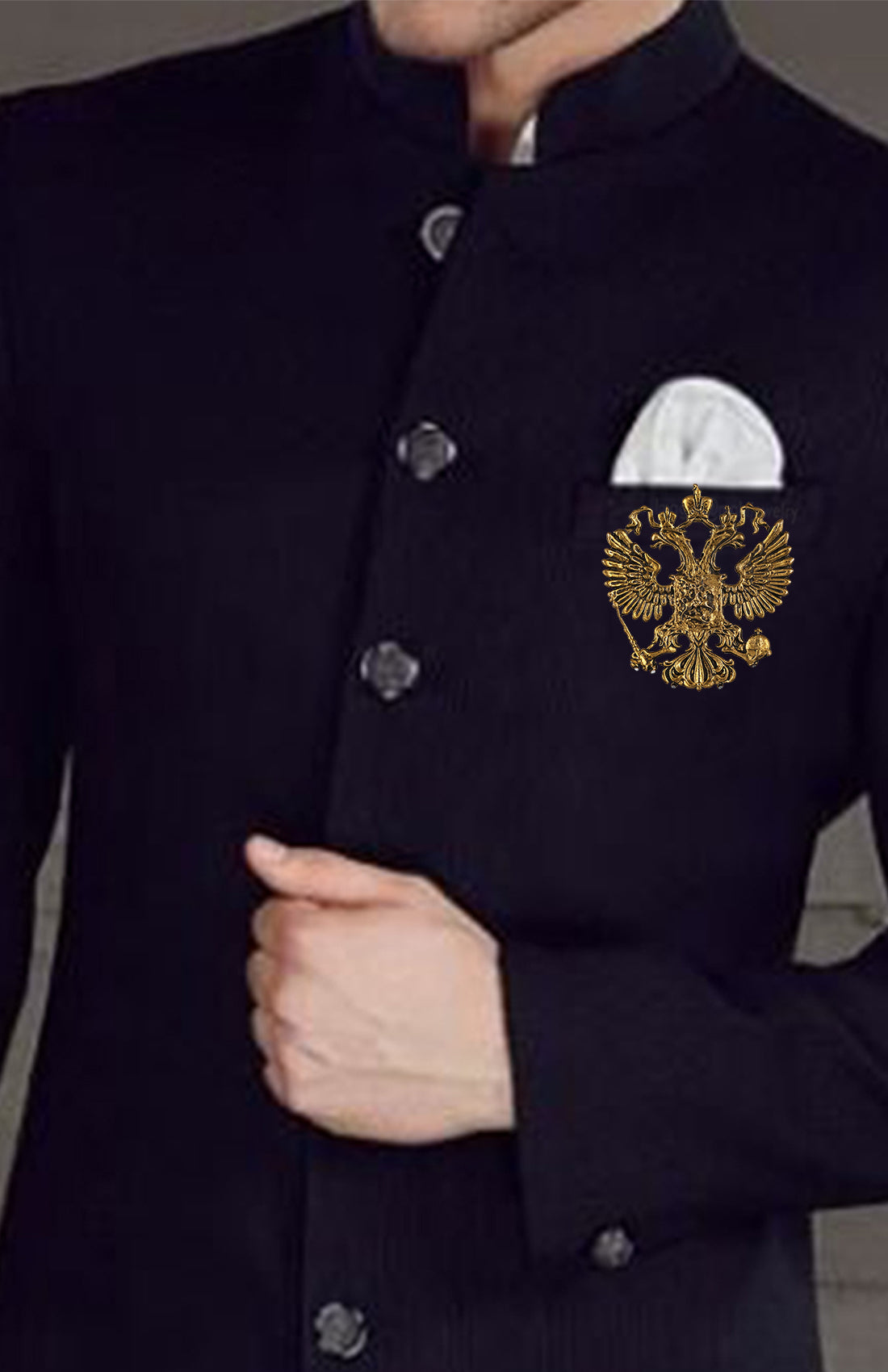 Coat of Arms Russia Brooch / Lapel Pin