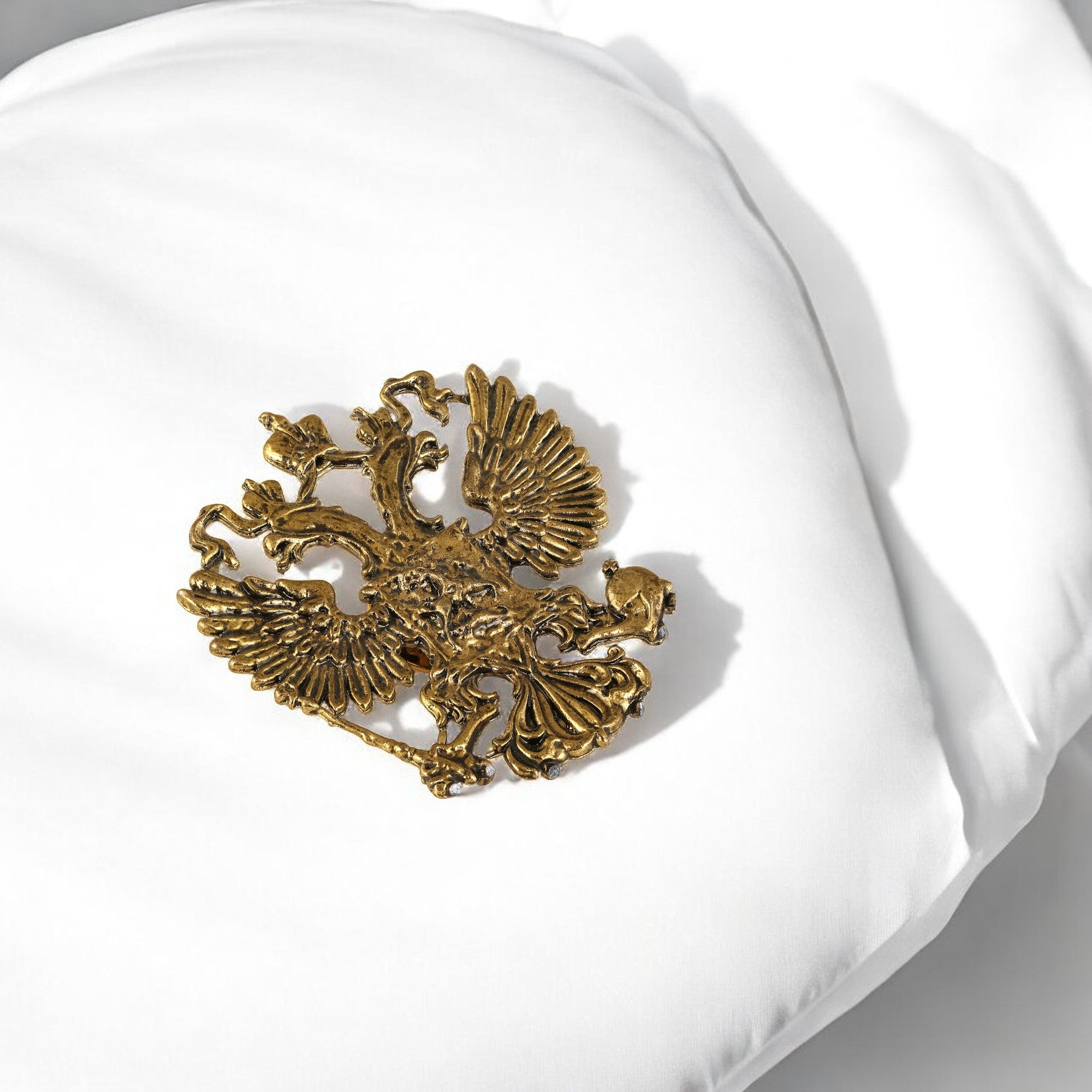 Coat of Arms Russia Brooch / Lapel Pin